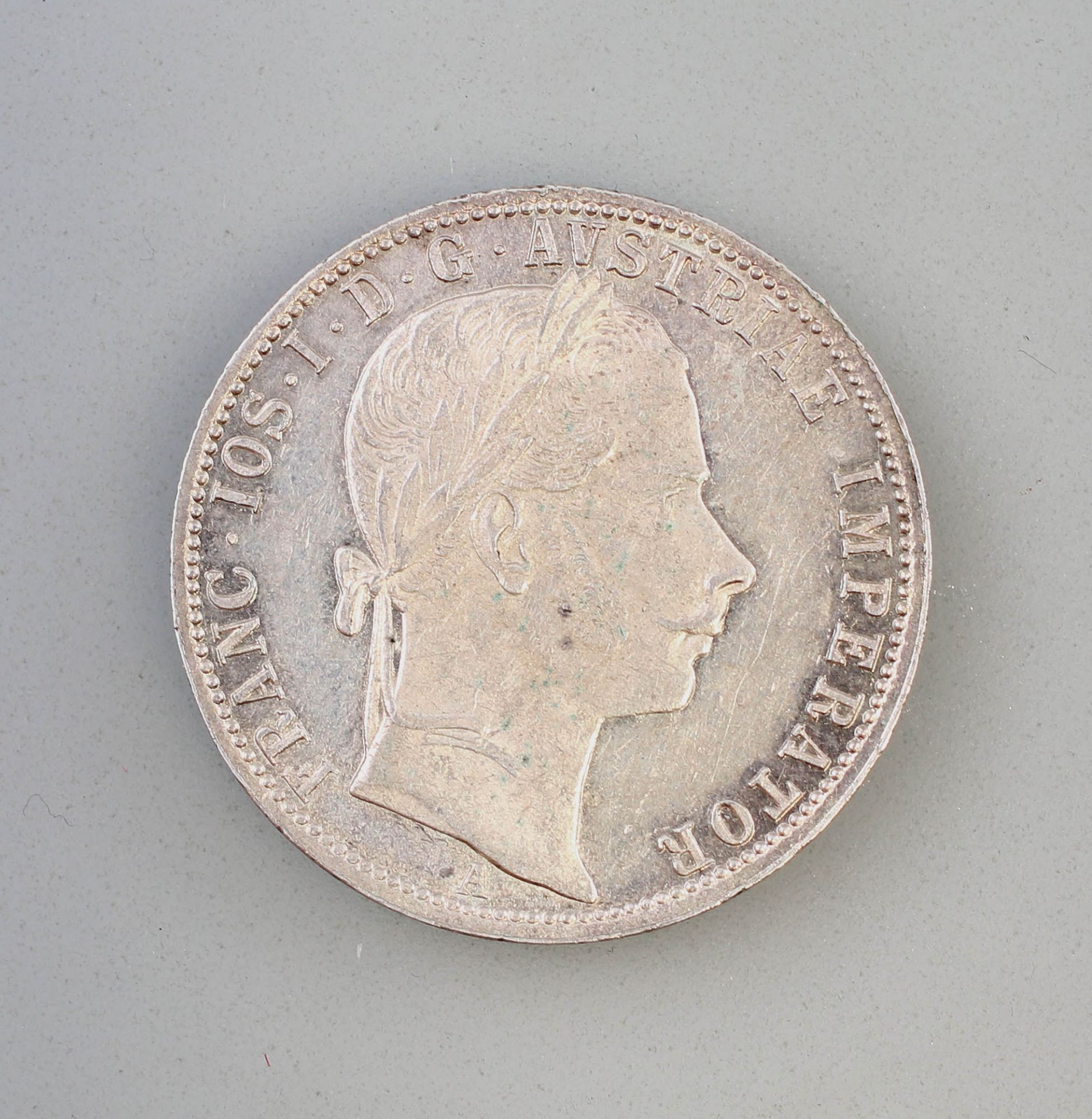 1 Florin 1861 Silber-Münze Franz Joseph I Österreich