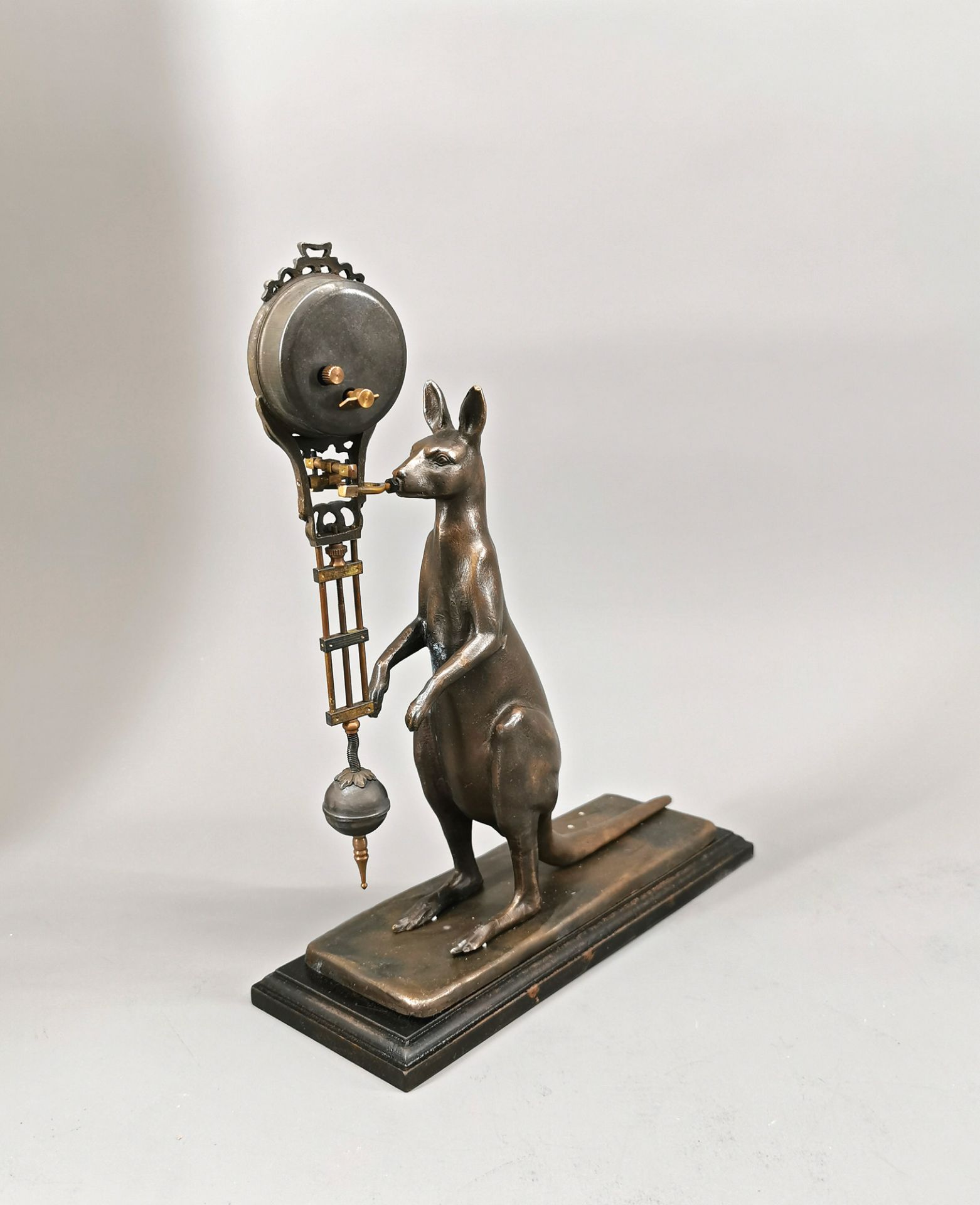 Bronze - Figurenuhr Känguruh - Bild 6 aus 6
