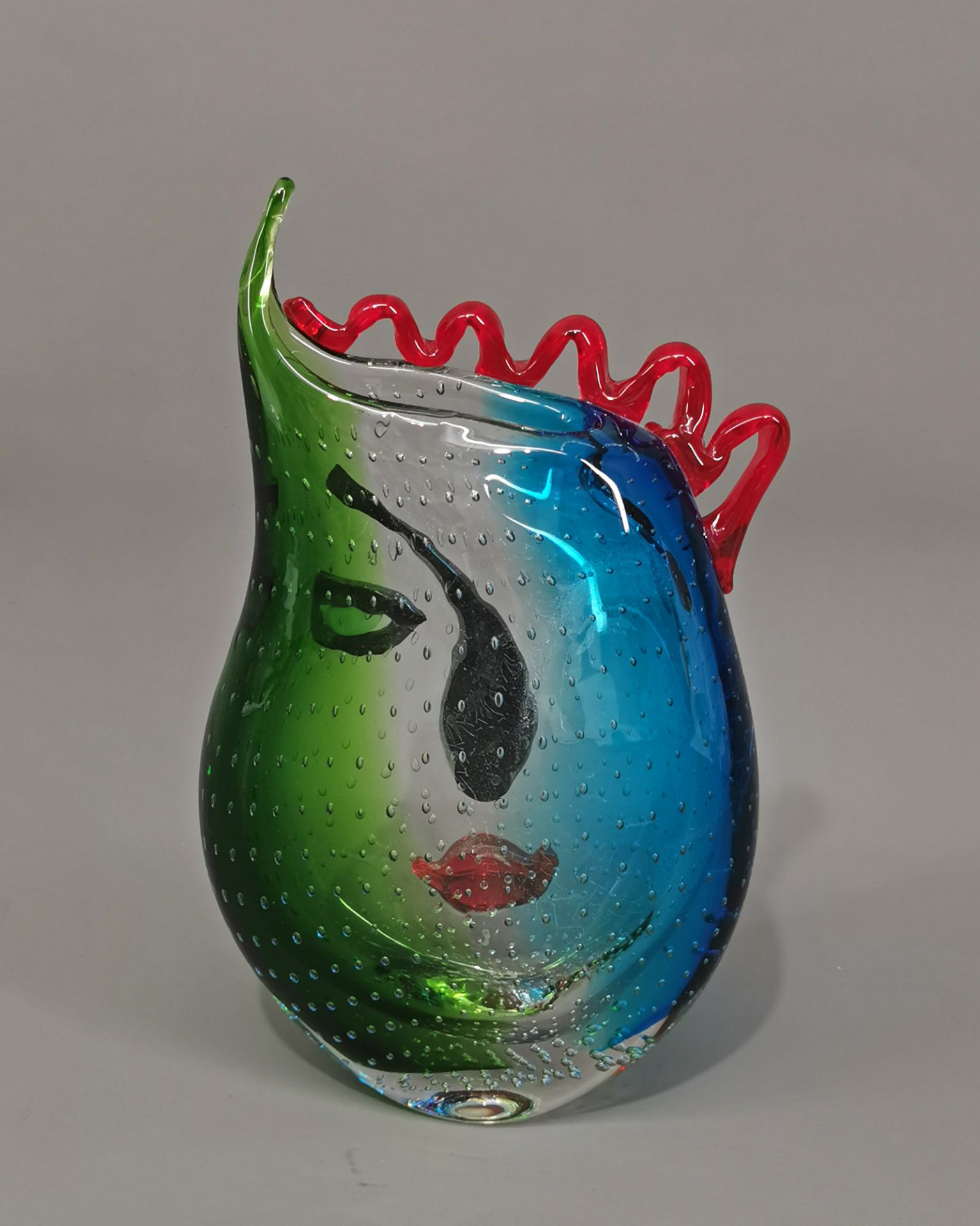 Figürliche abstrakte Vase Murano-Stil - Image 3 of 5
