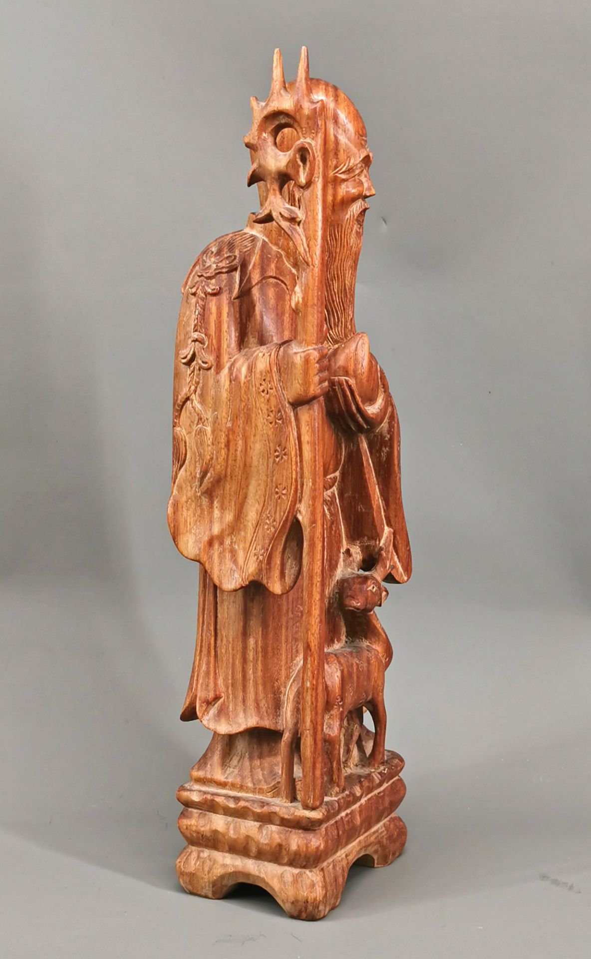 Holzskulptur Konfuzius - Bild 2 aus 6