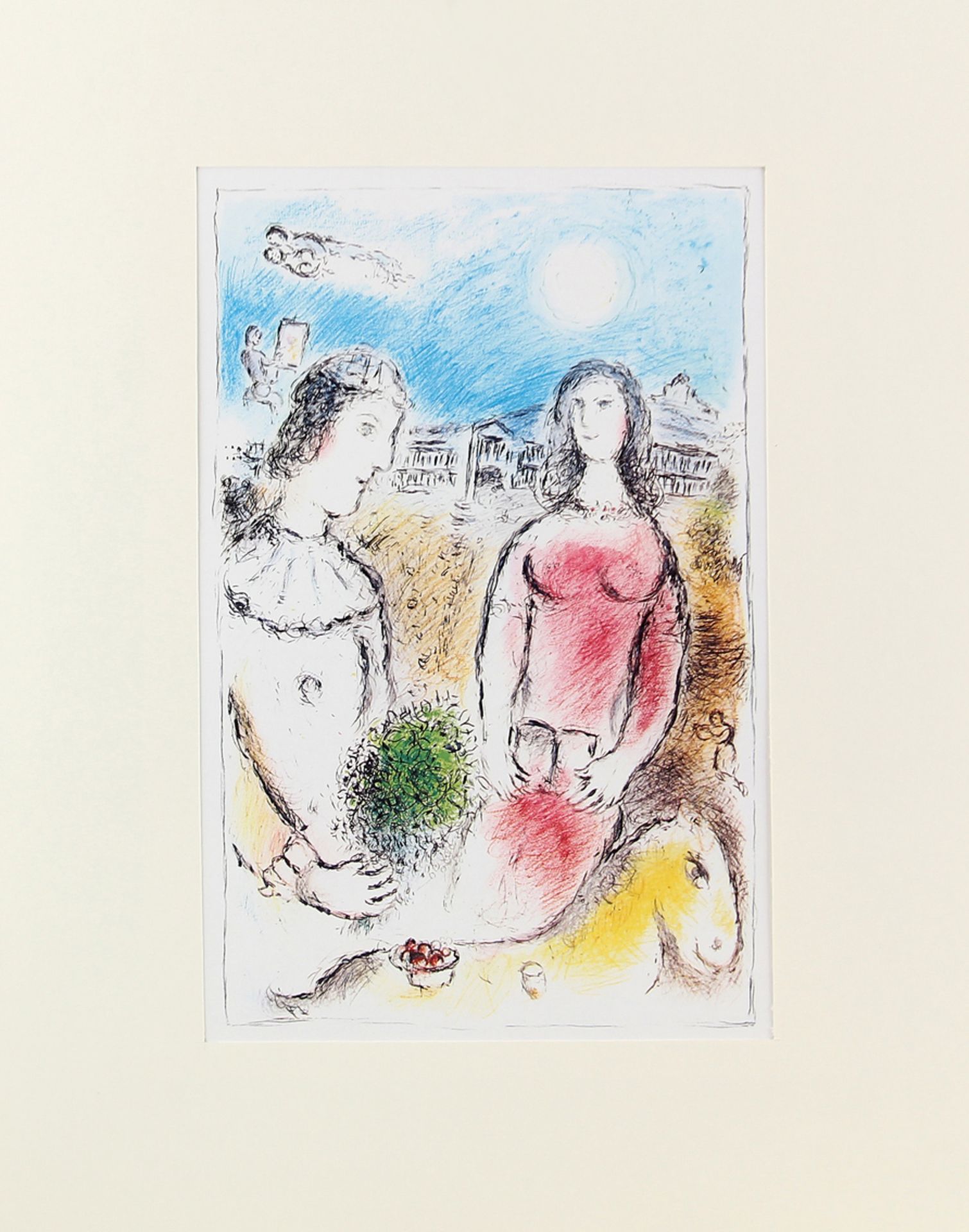 Chagall, Marc, Le couple au crépuscule