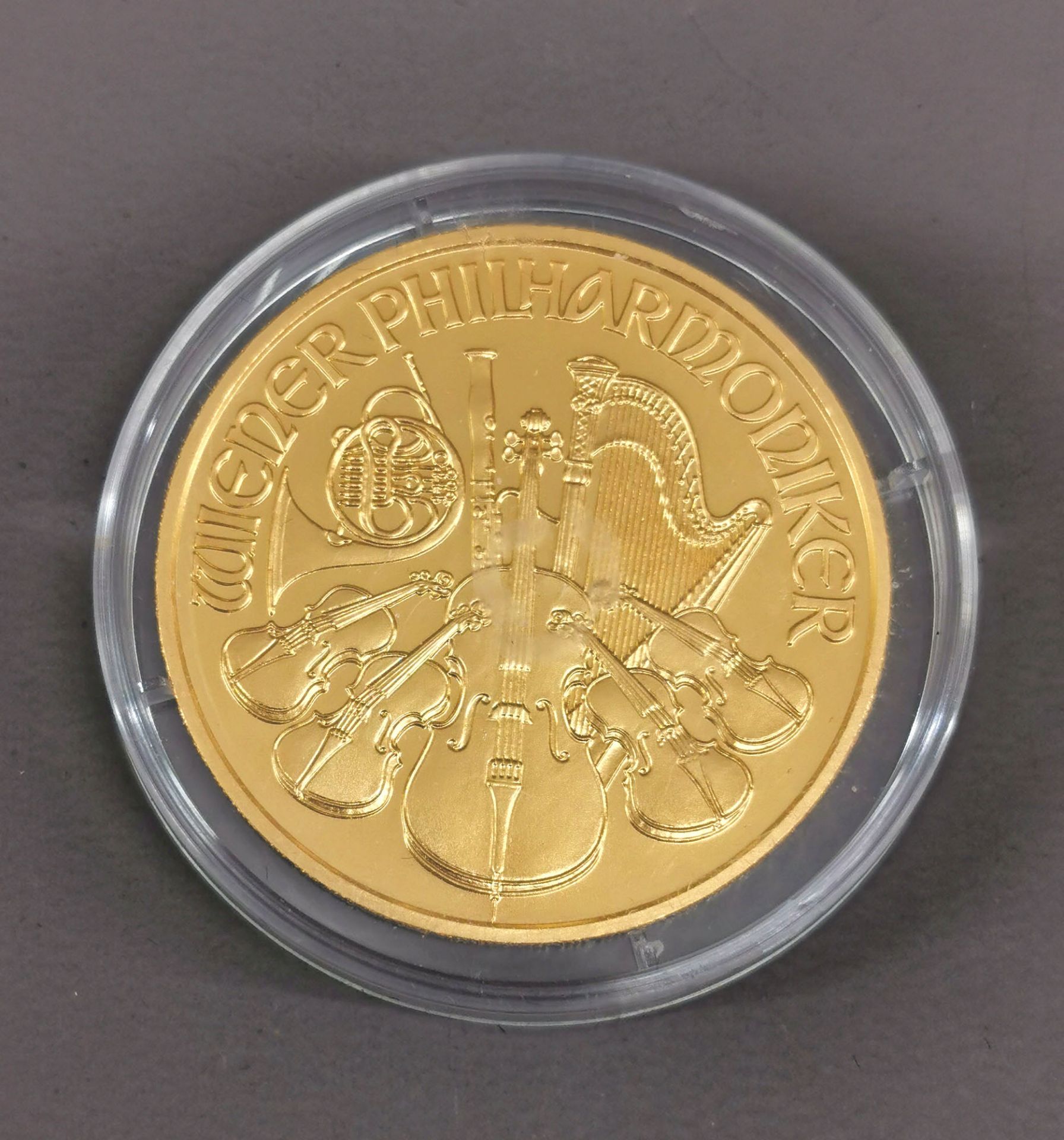 Goldmünze 100 Euro Österreich Wiener Philharmoniker - Bild 2 aus 2