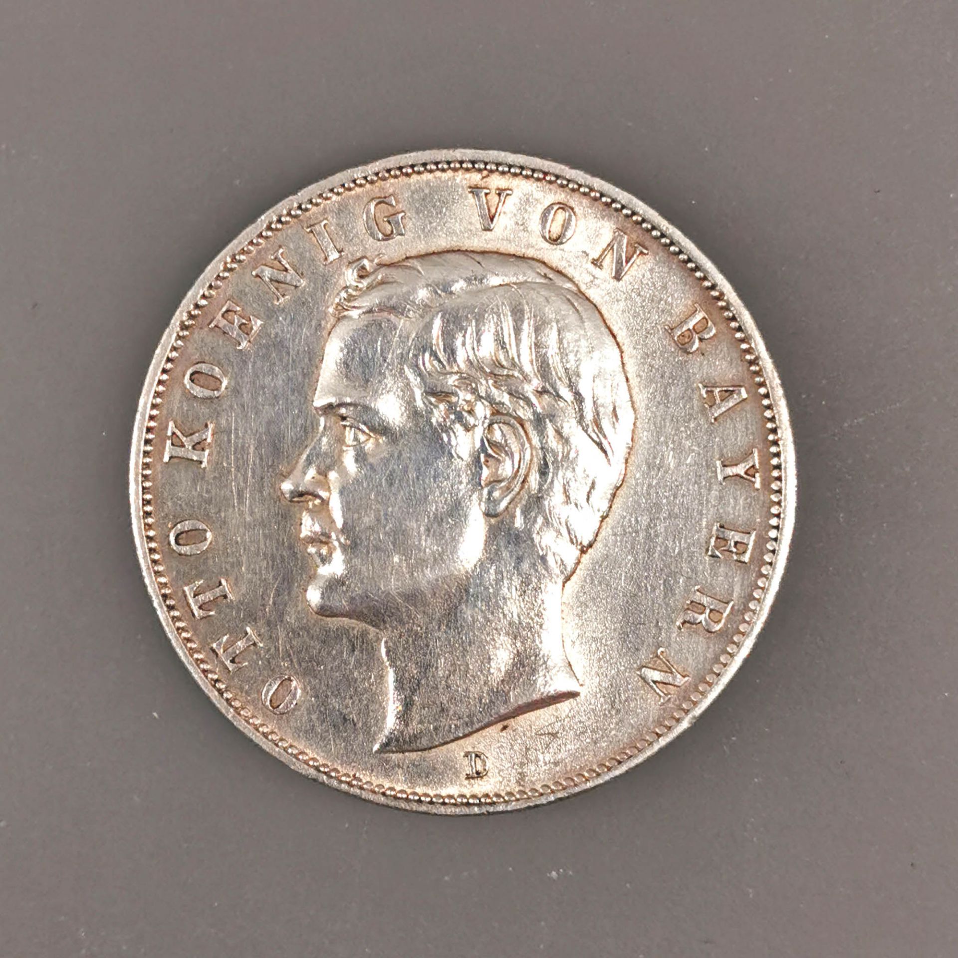 Silbermünze 3 Mark Bayern 1912 Deutsches Reich - Bild 2 aus 6