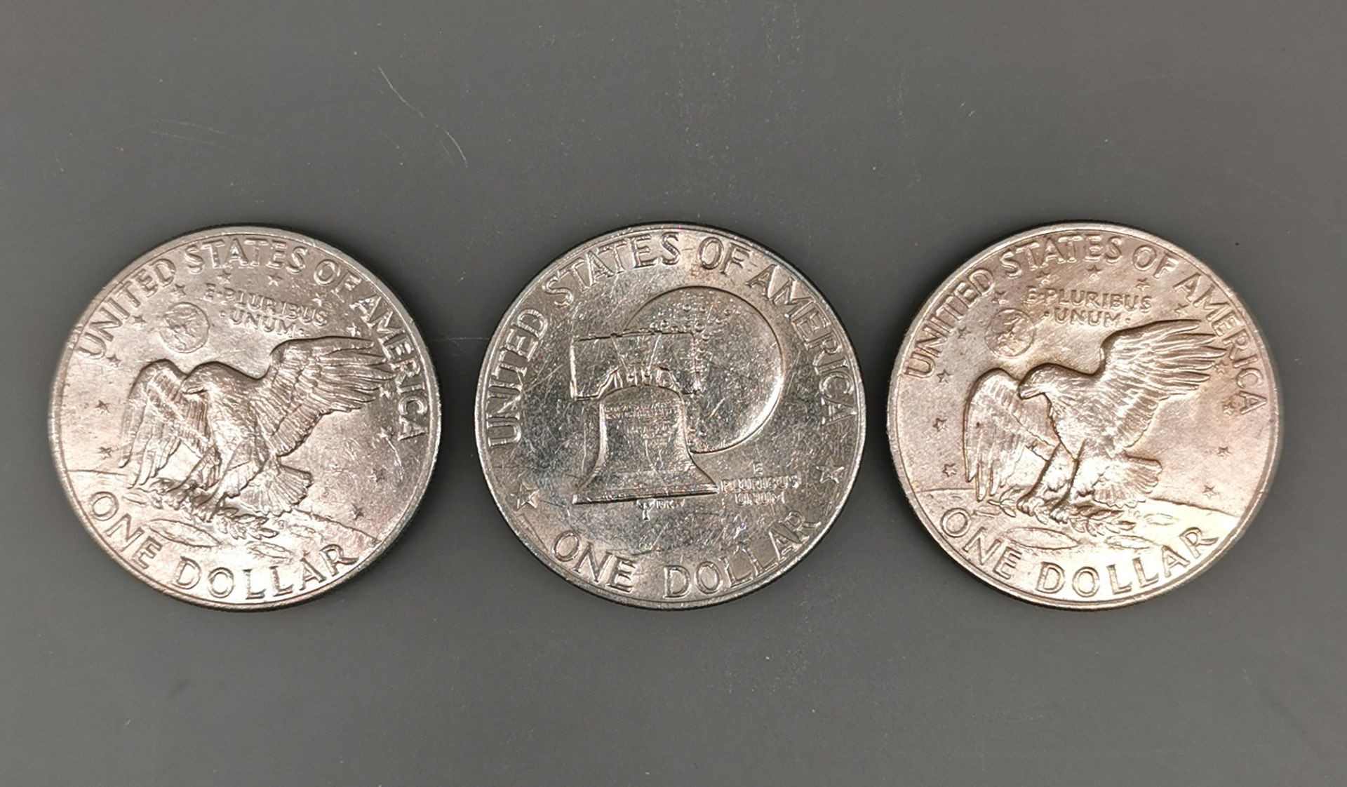 3 x One Dollar United States of America - Bild 2 aus 2