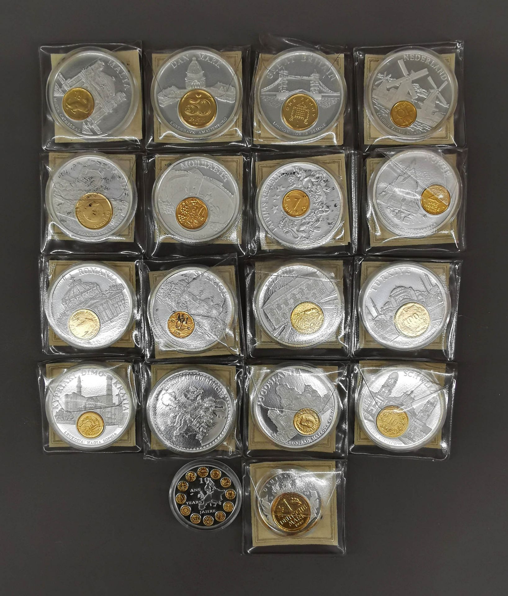 Sammlung Medaillen "Das Geld Europas" 1994