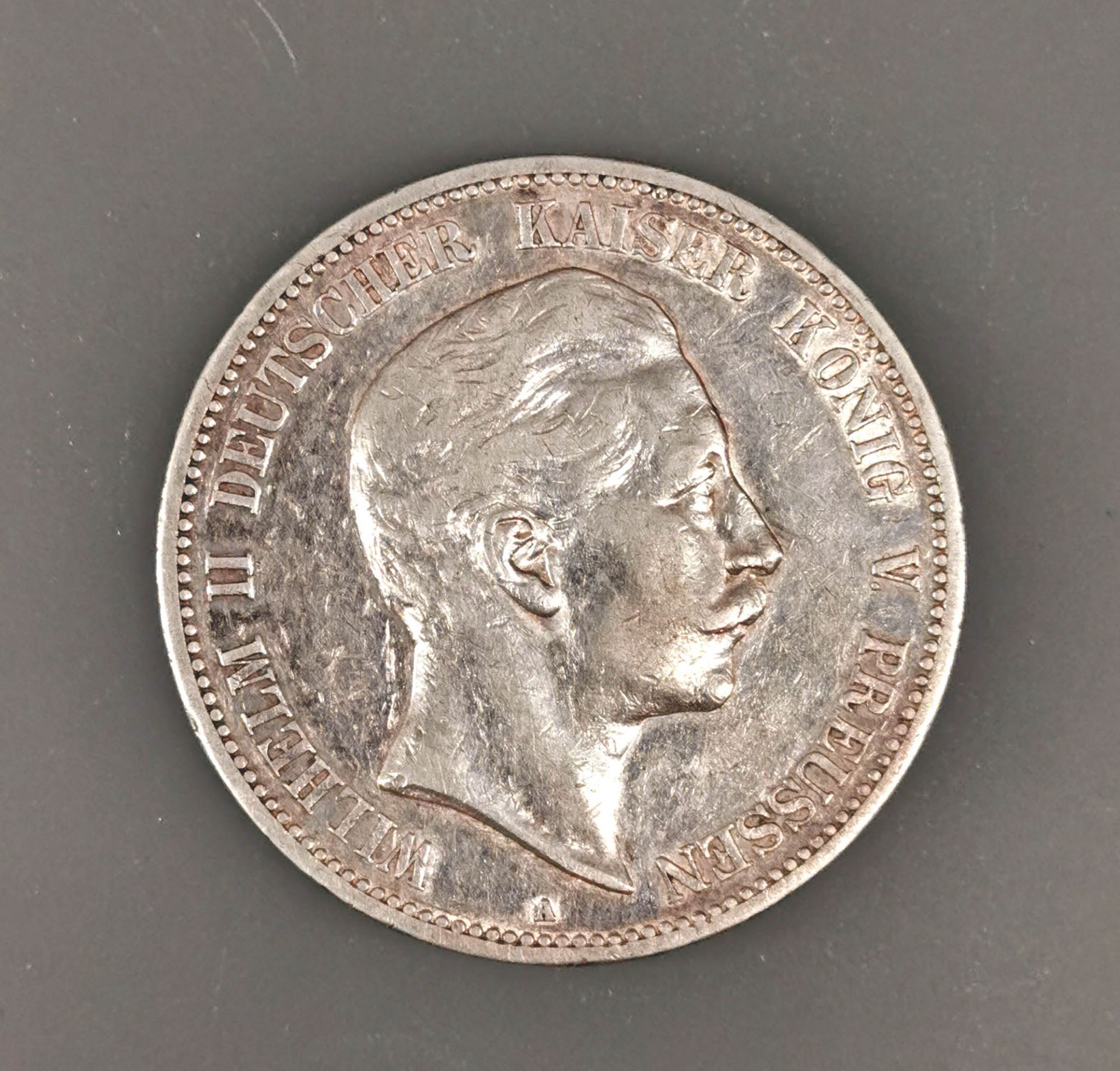 Silbermünze 5 Mark Preussen 1903 Deutsches Reich - Bild 2 aus 4