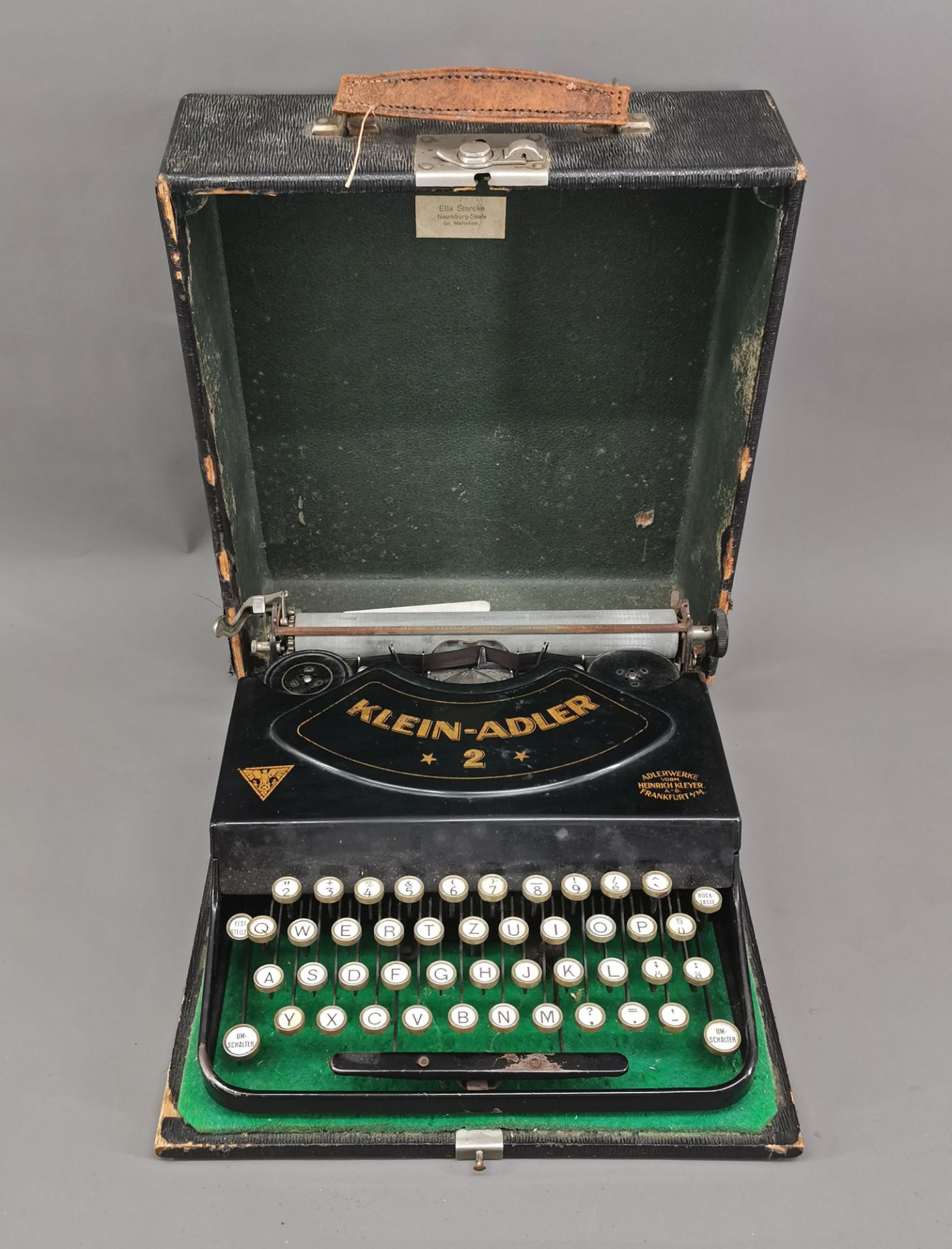 Reise-Schreibmaschine Klein-Adler 2