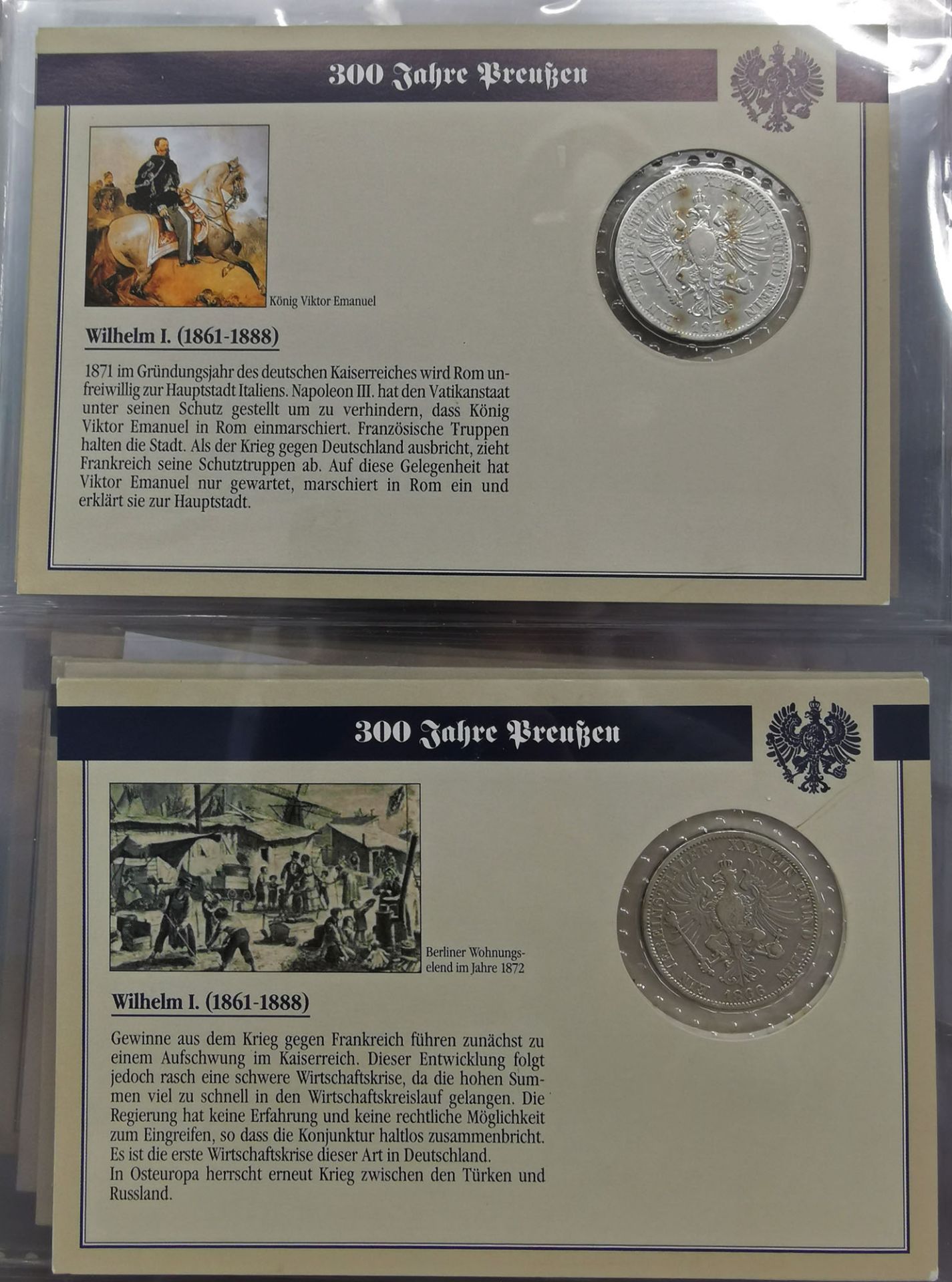 Komplett-Sammlung Münzen "300 Jahre Preussen" - Bild 9 aus 10