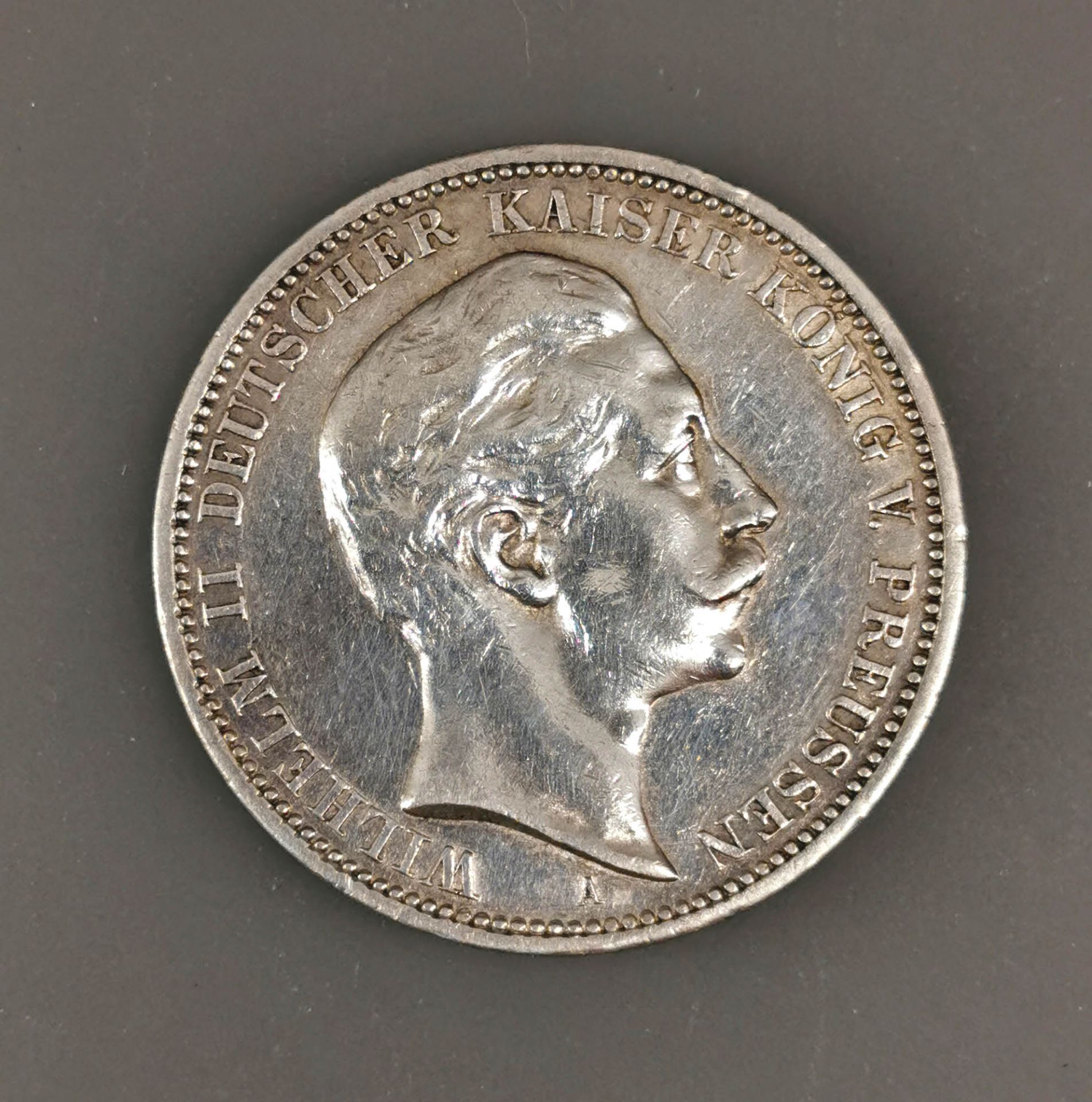 Silbermünze 3 Mark Preussen 1908 Deutsches Reich