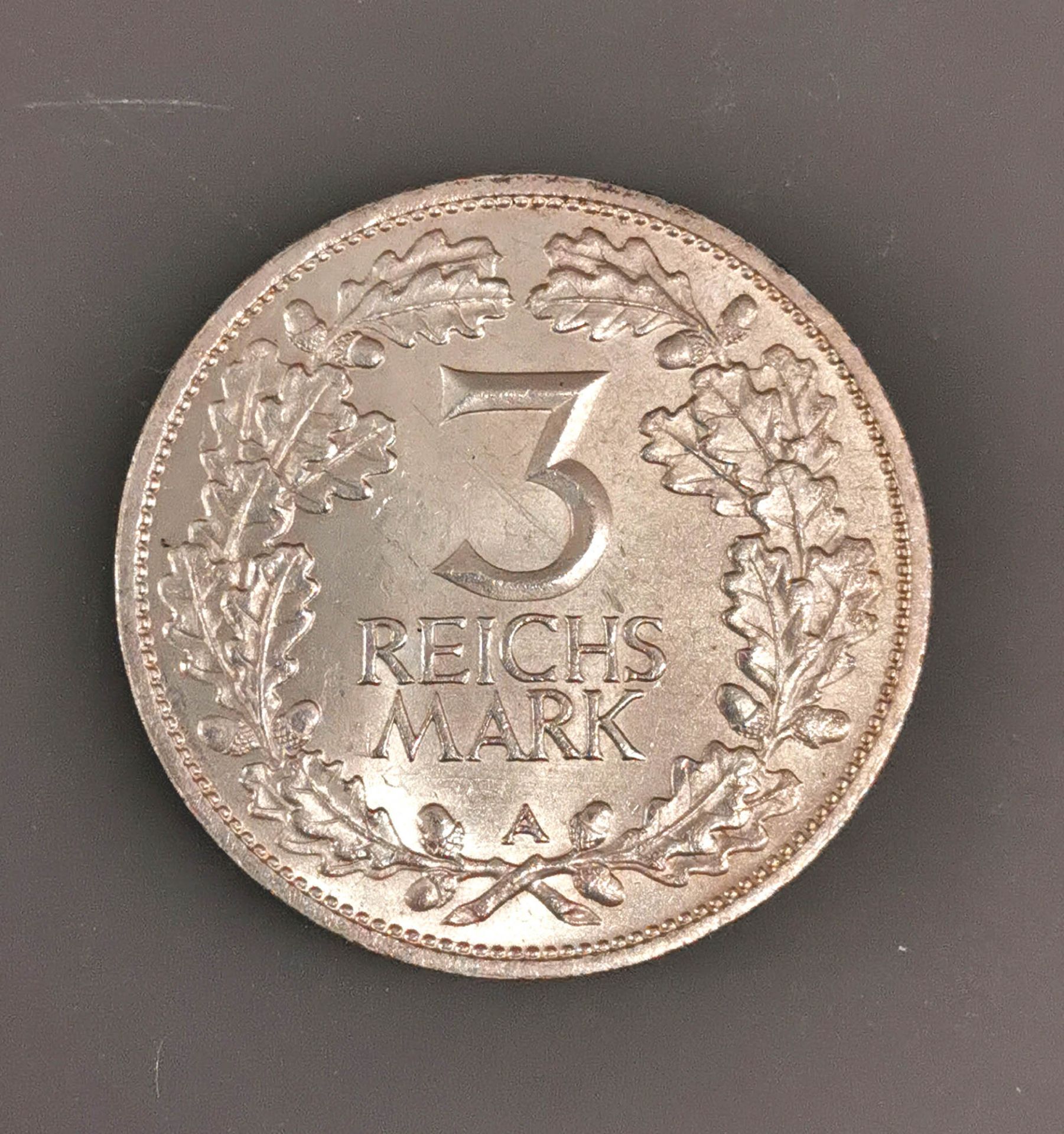 Silber 3 Reichsmark Deutsches Reich 1925 Jahrtausendfeier Rheinland - Image 2 of 4