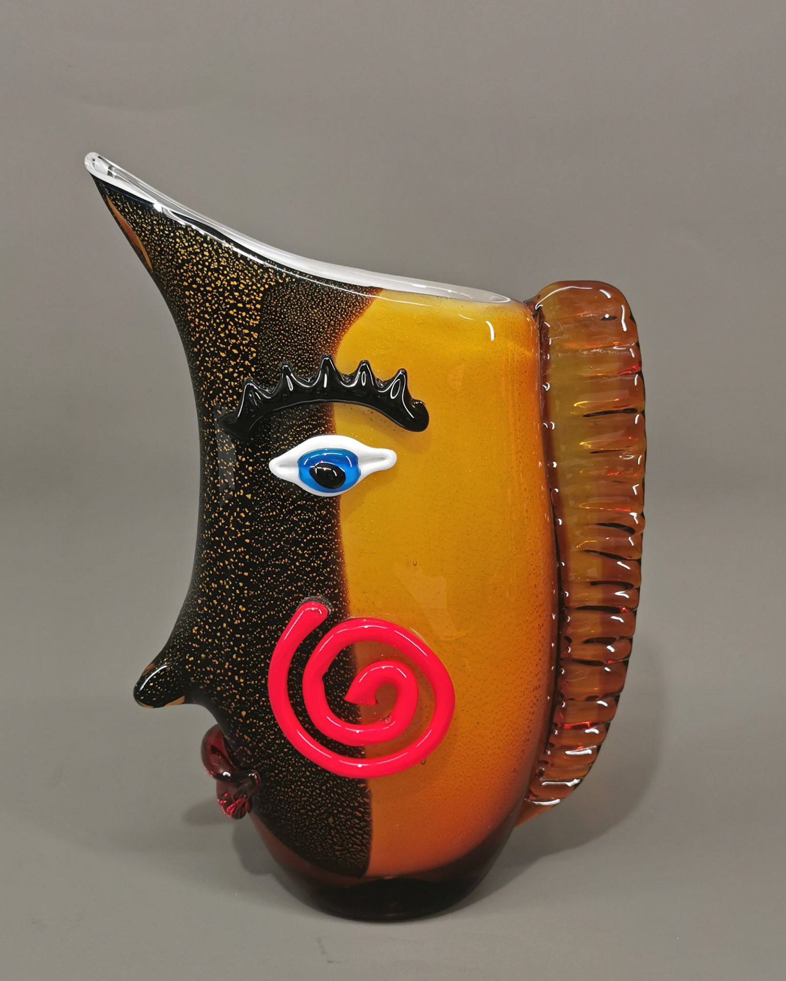 Abstrake figürliche Vase Murano-Stil - Bild 2 aus 6