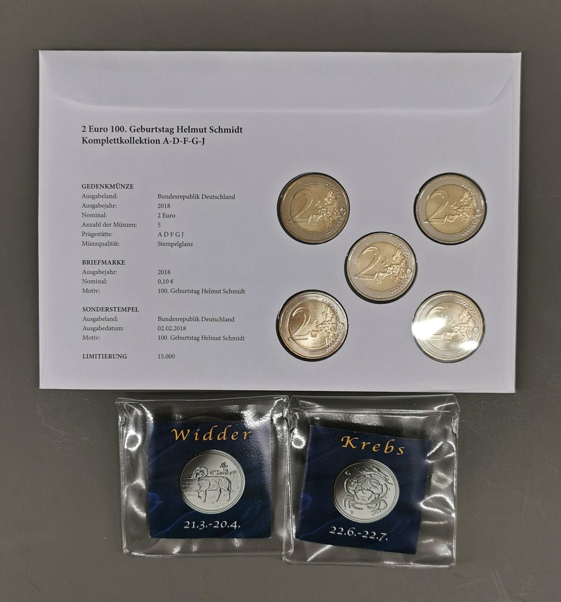 2 Silber - Medaillen und Numisbrief 2 Euro 2018 - Bild 4 aus 4