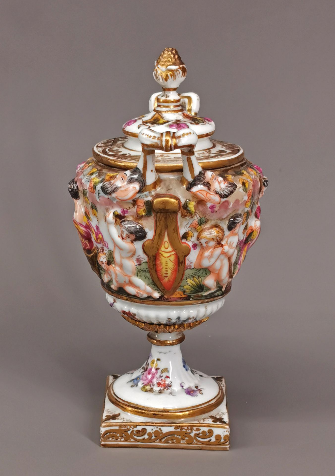 Kleine Amphorenvase Capodimonte - Image 2 of 6