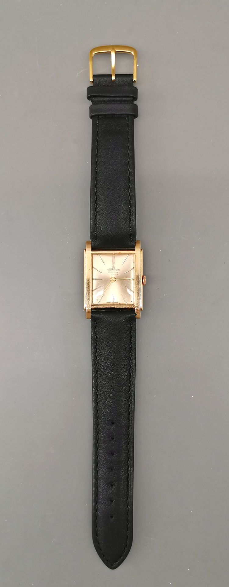 Goldene Herren-Armbanduhr Cornavin Vintage