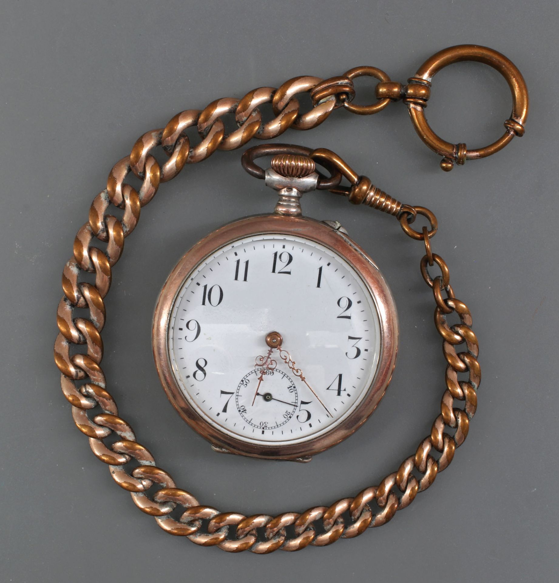 Silberne Herren-Taschenuhr um 1900