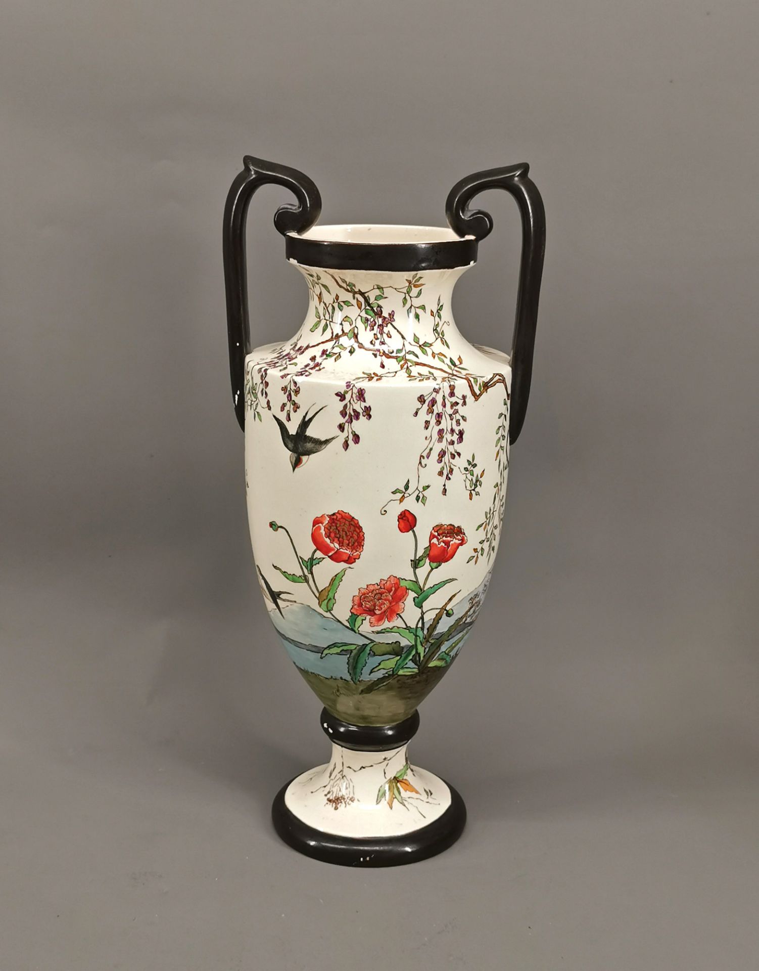 2-henkelige Vase Keramik  - Bild 3 aus 5