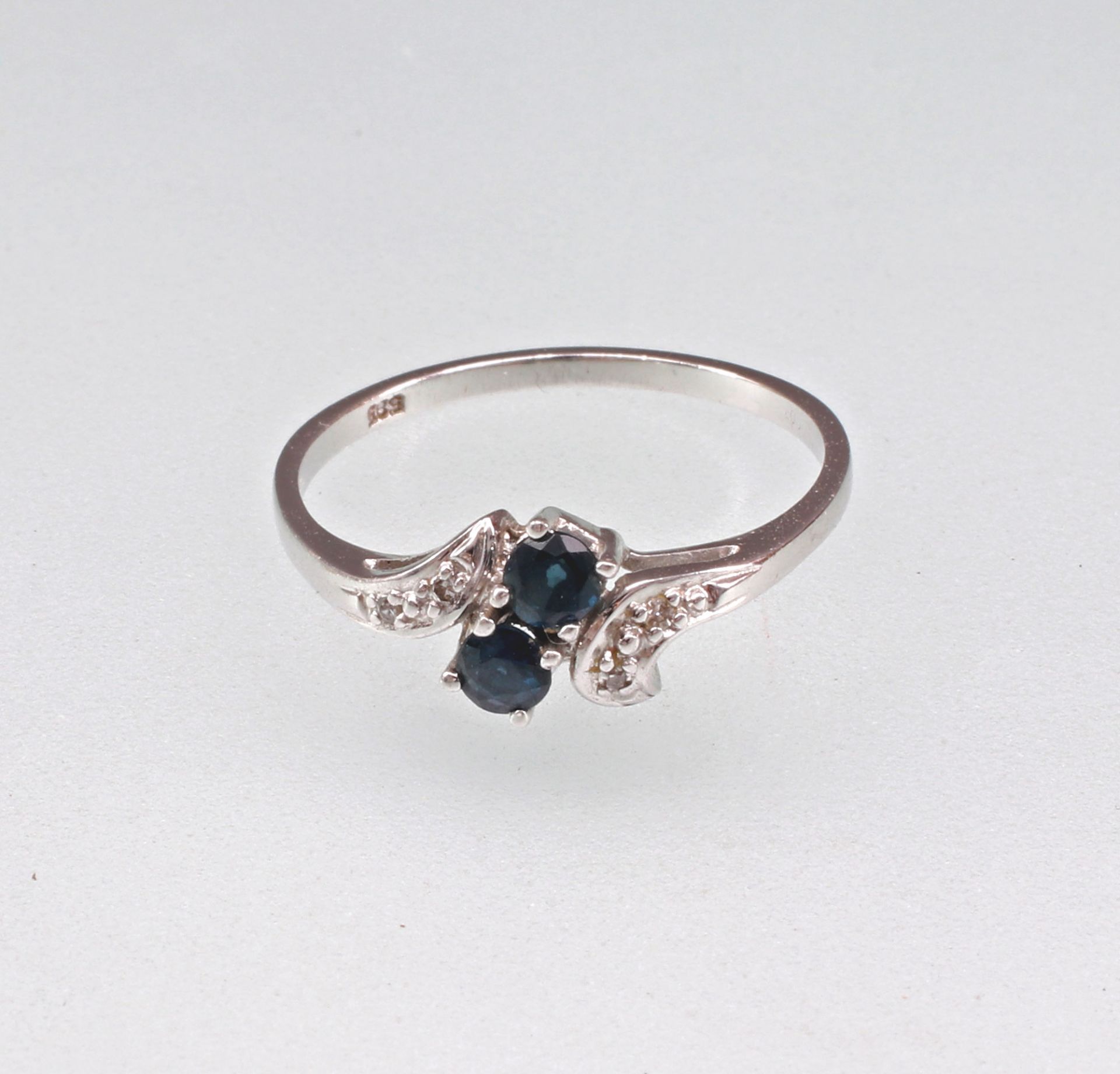 Diamant-Saphir-Ring - Image 2 of 5