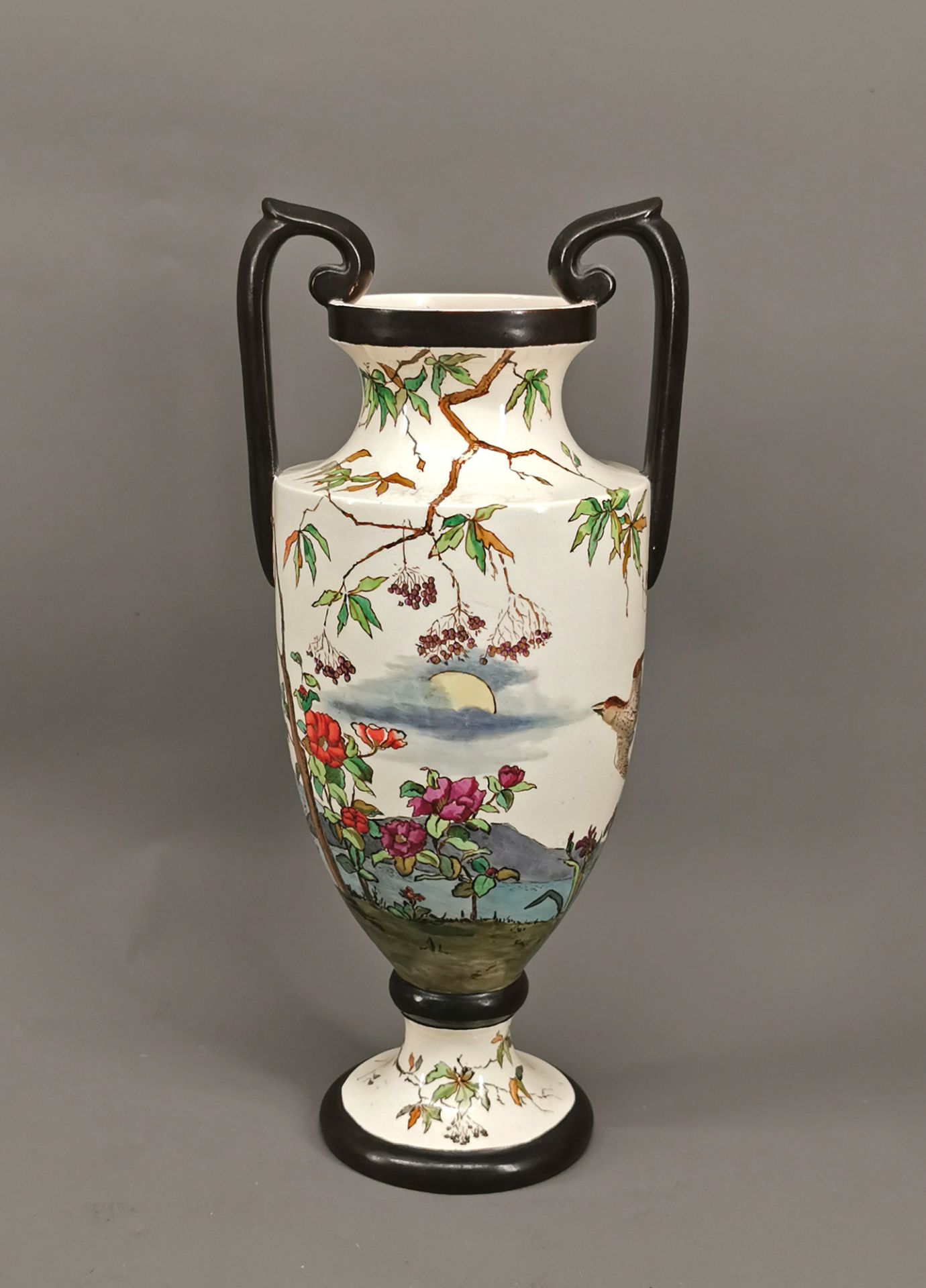 2-henkelige Vase Keramik 