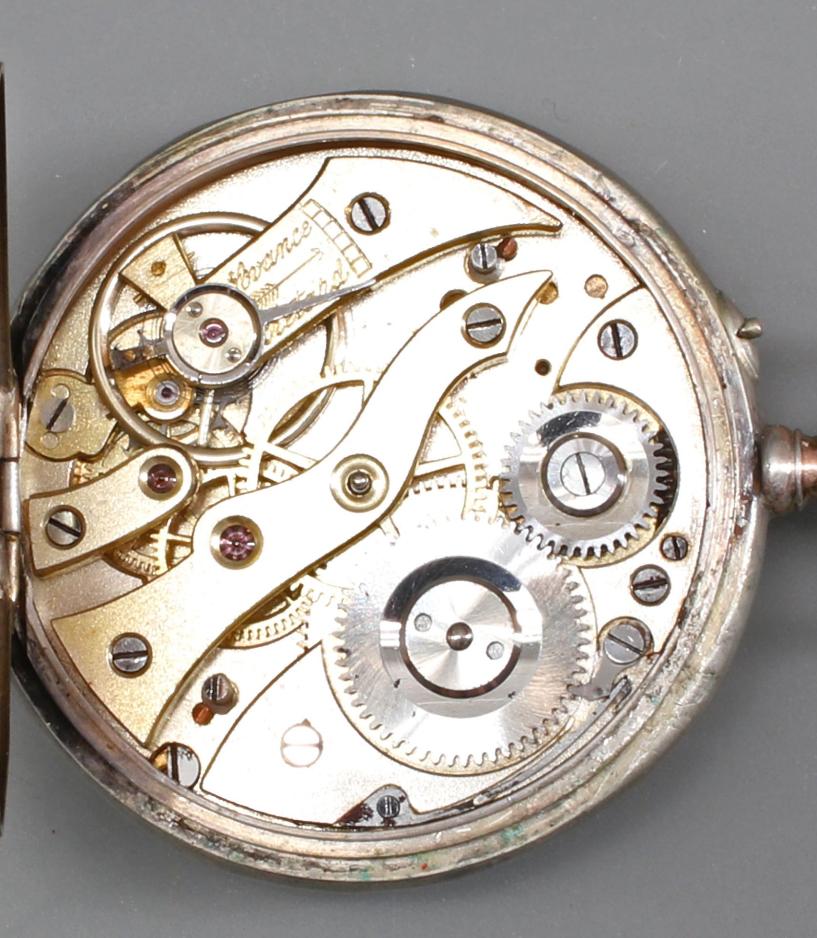 Silberne Herren-Taschenuhr um 1890 - Image 4 of 4