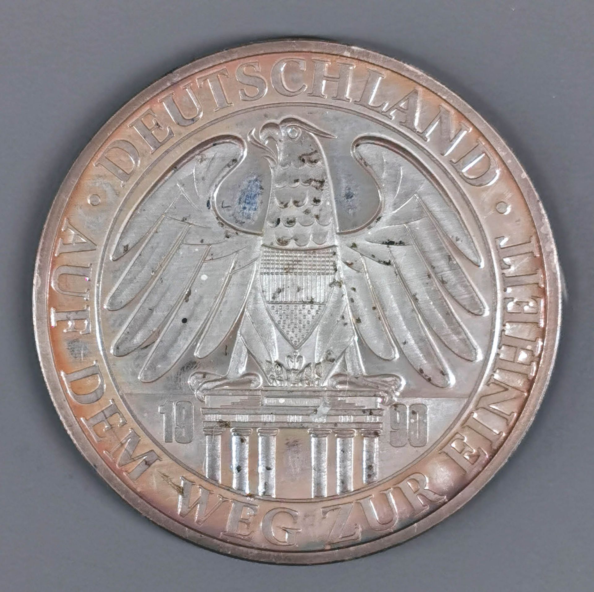 Silbermedaille Deutschland auf dem Weg zur Einheit 1990 - Image 2 of 2