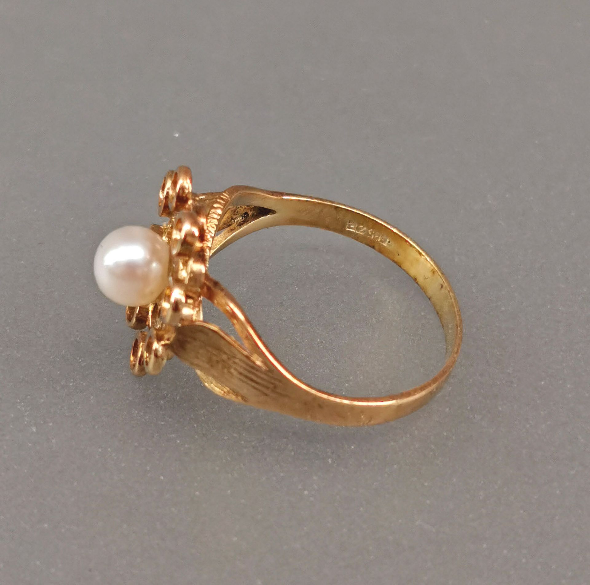 Perlen-Ring Filigran-Blüte - Image 3 of 6
