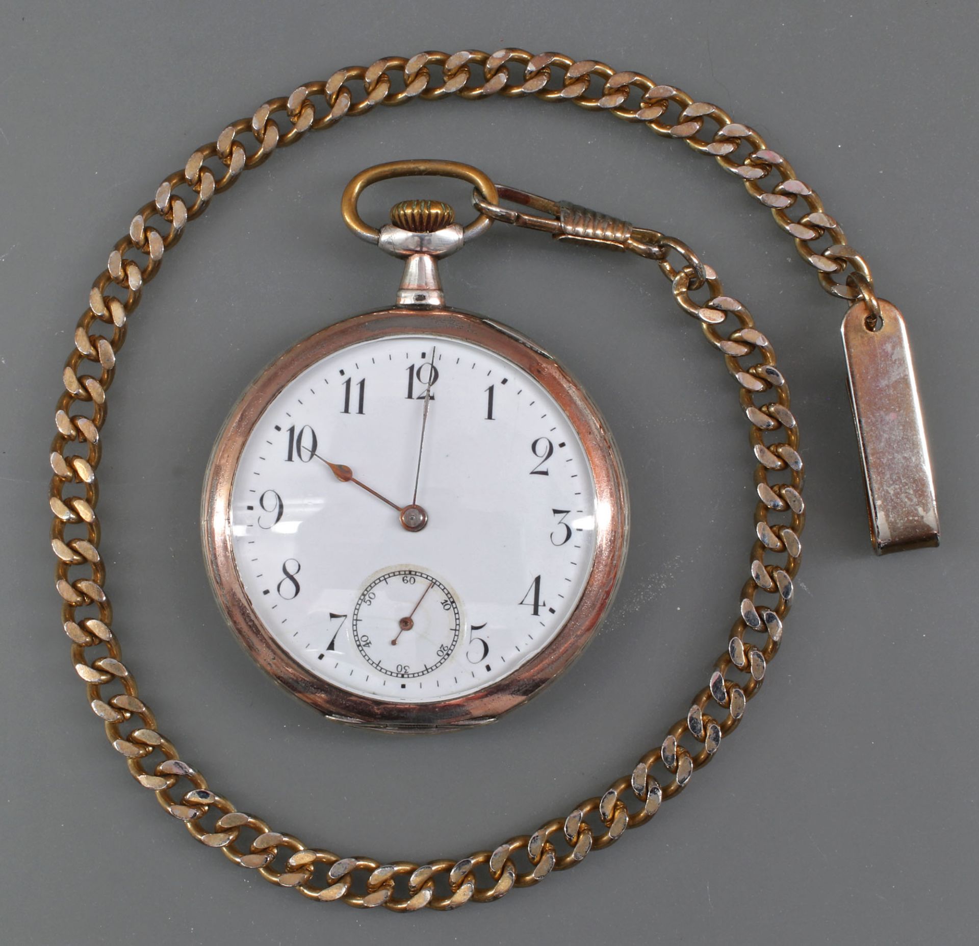 Silberne Herren-Taschenuhr um 1910