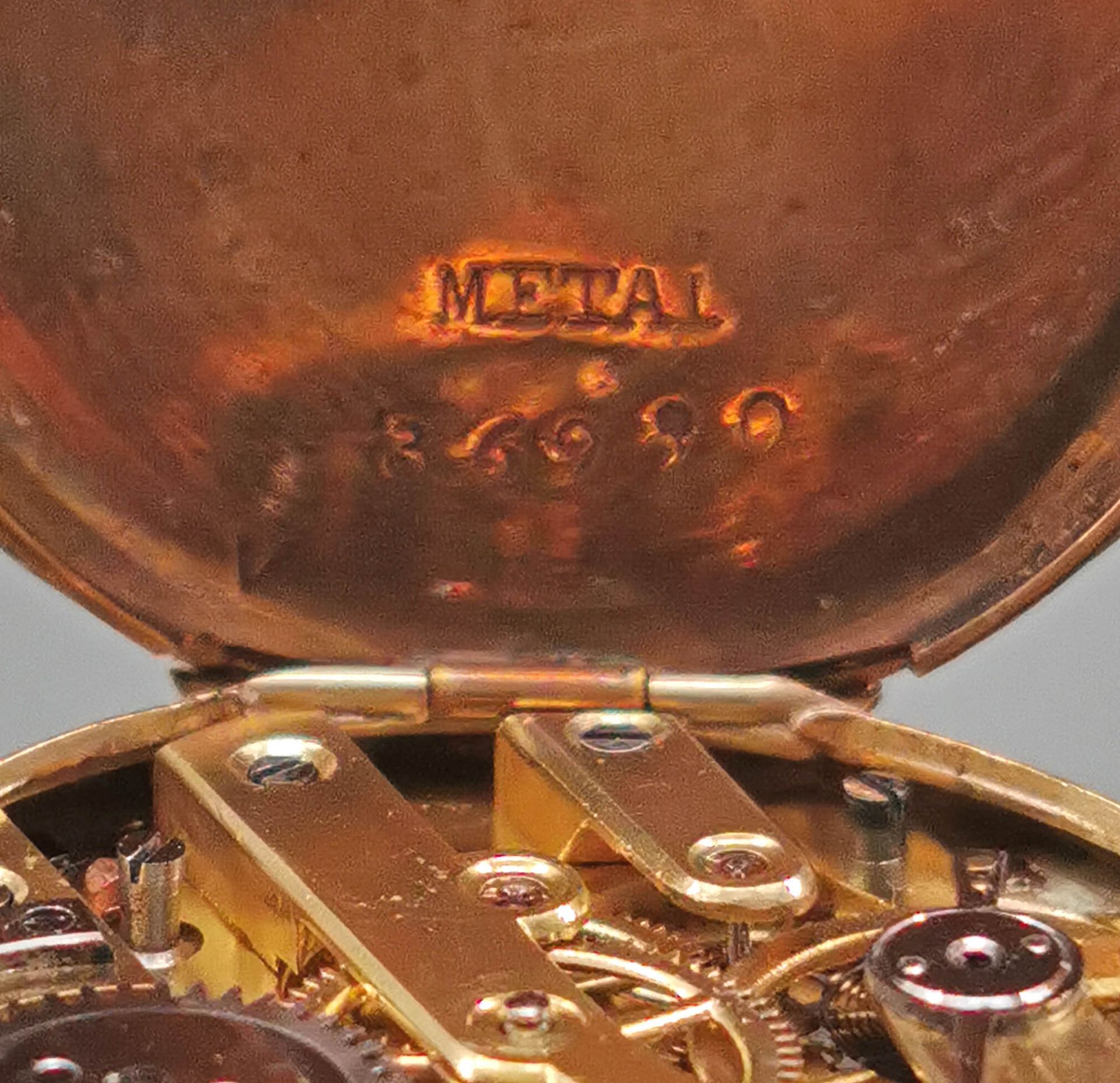 Goldene Damen-Taschenuhr um 1890 - Image 5 of 6