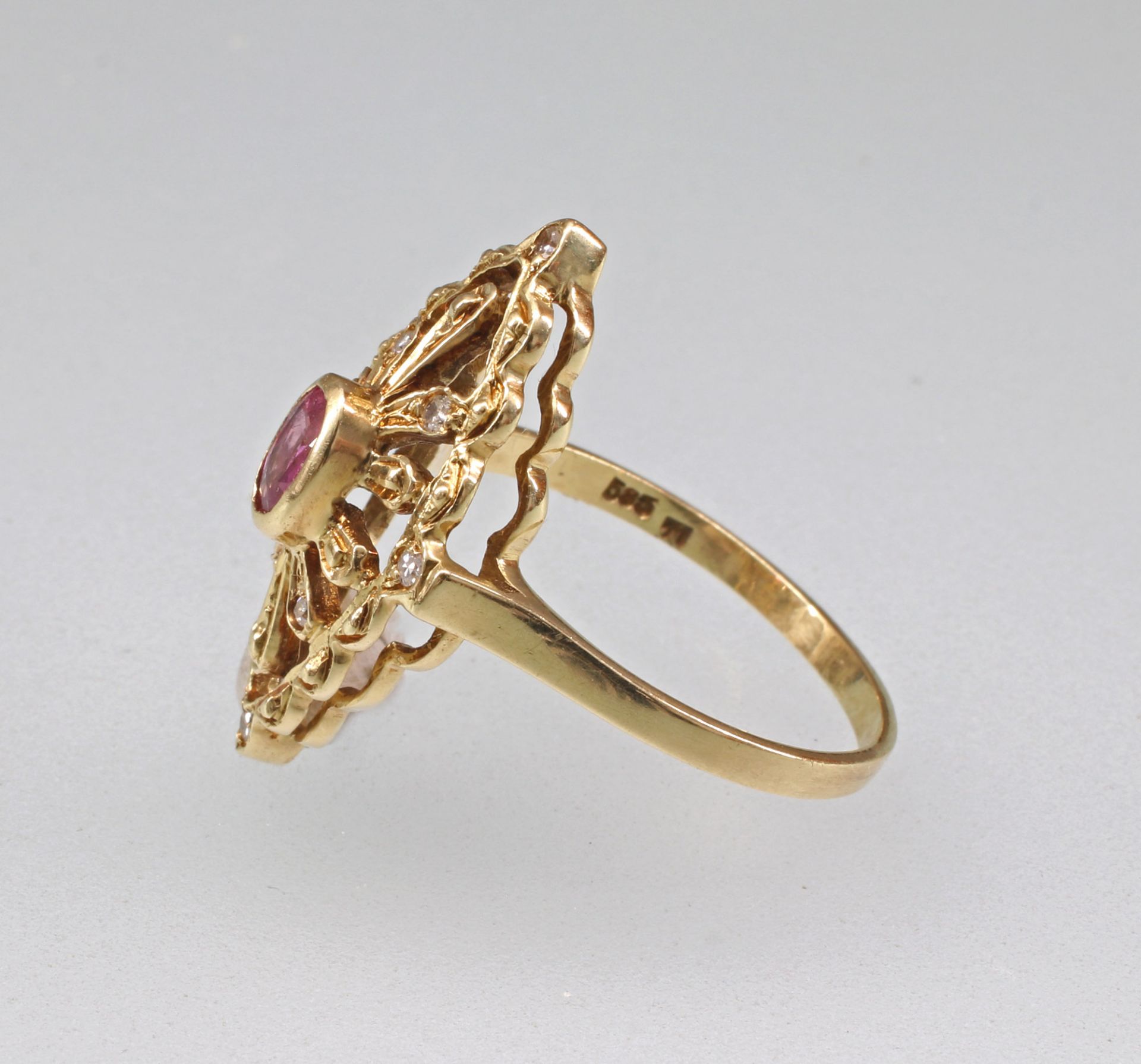 Rubin-Diamant-Ring - Image 3 of 5