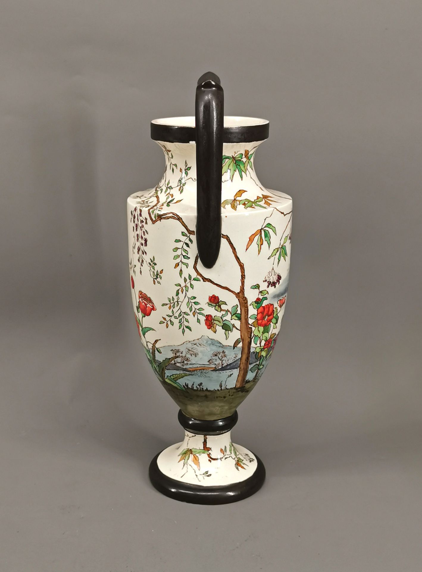 2-henkelige Vase Keramik  - Bild 2 aus 5