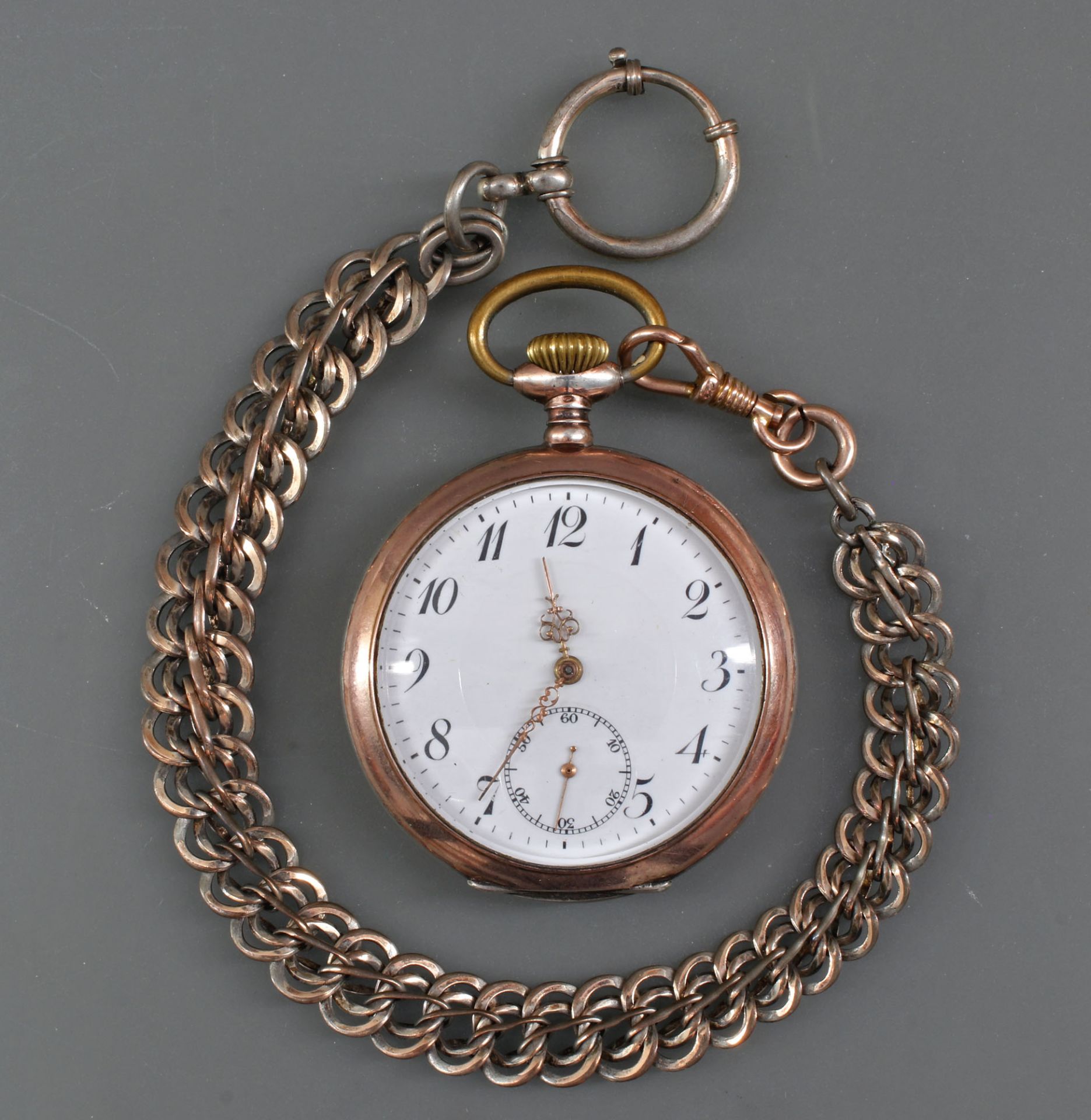 Silberne Herren-Taschenuhr um 1910