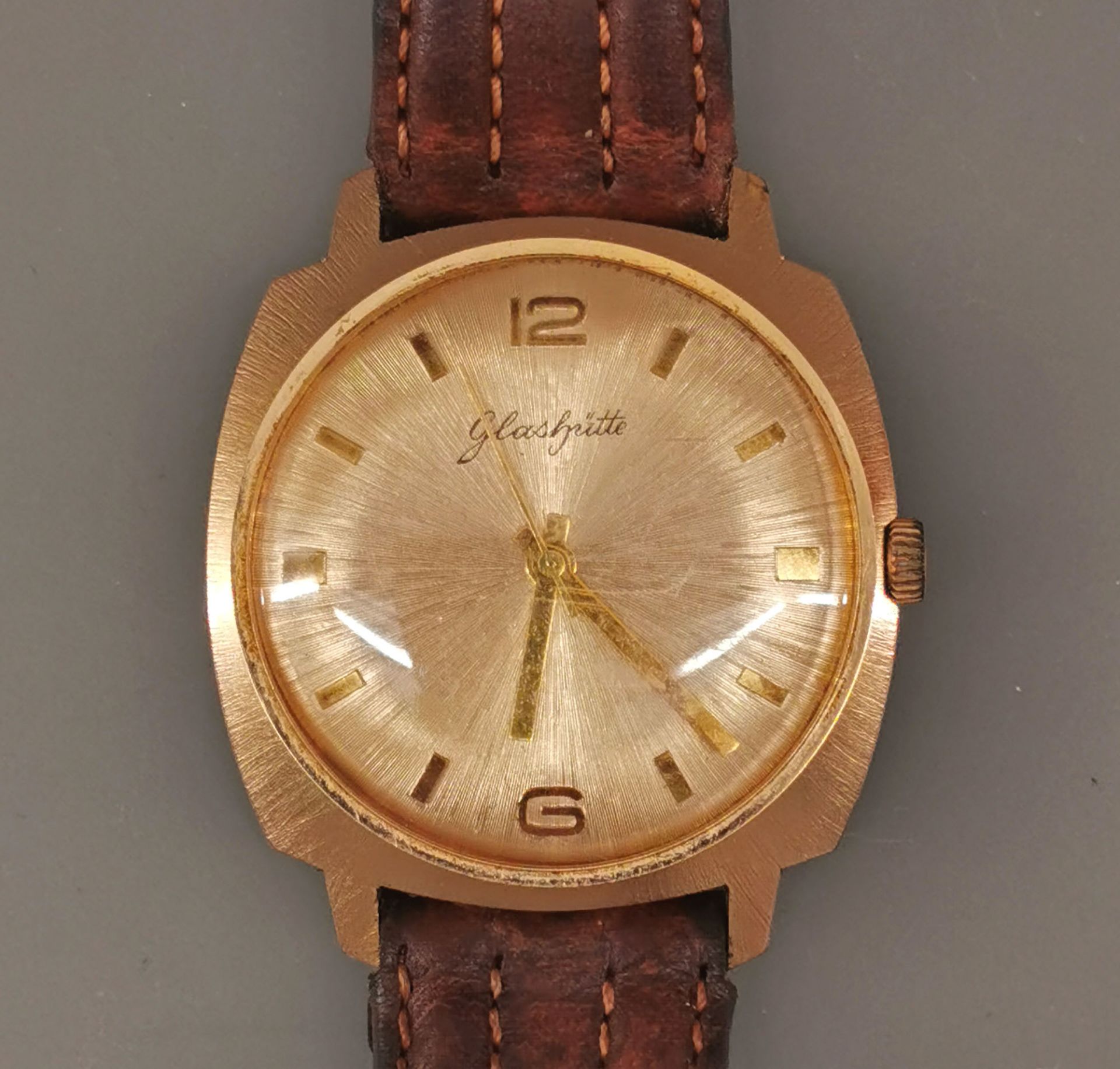 Herren-Armbanduhr Glashütte Spezimatic Kaliber 74 Vintage - Image 2 of 4