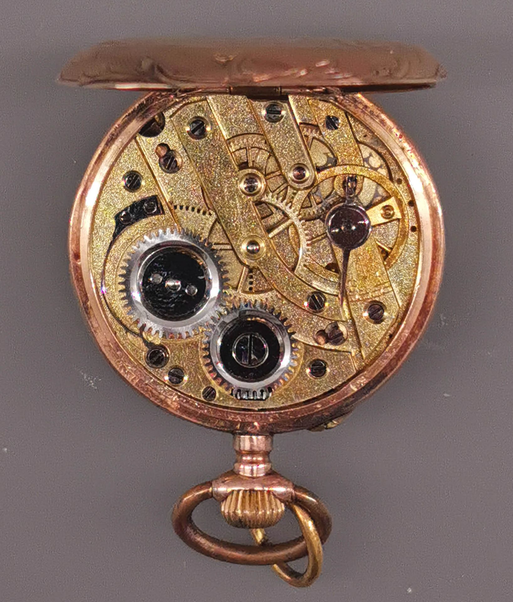 Goldene Damen-Taschenuhr um 1890 - Image 6 of 6