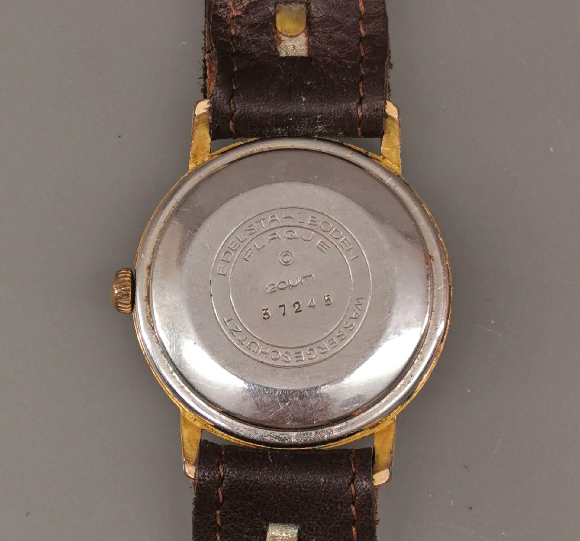 Herren-Armbanduhr Glashütte Automat Kaliber 67.1 Vintage - Image 4 of 4