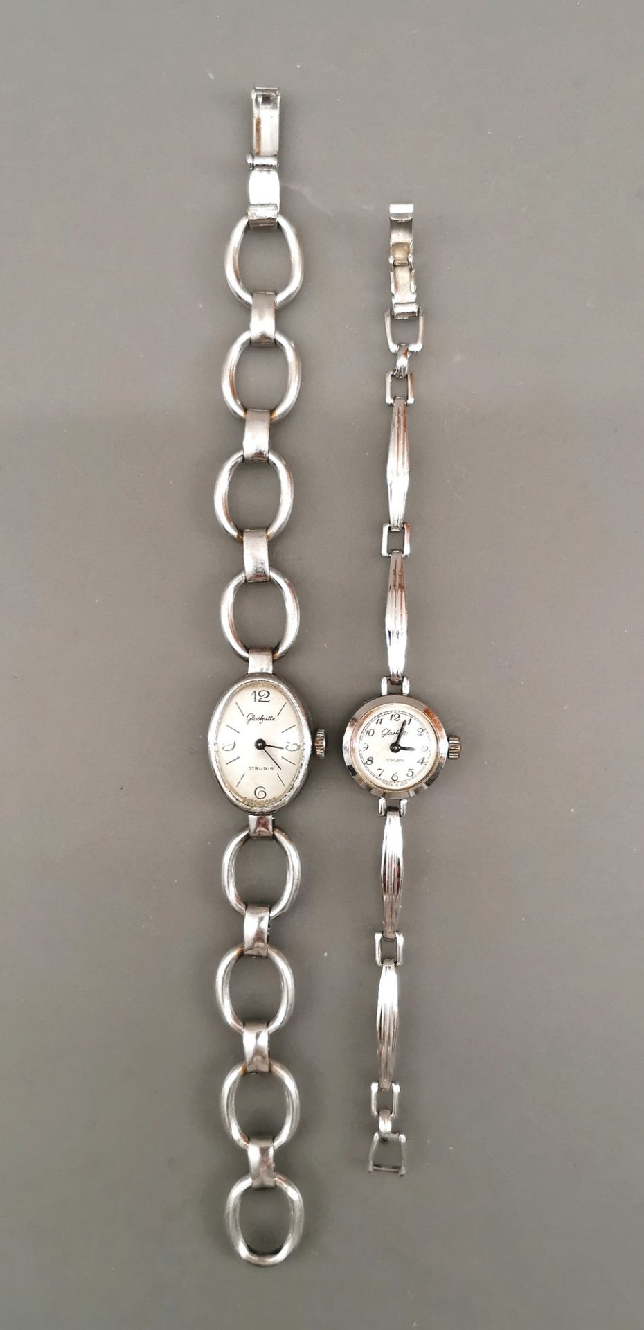 2 x Damen-Armbanduhren Glashütte