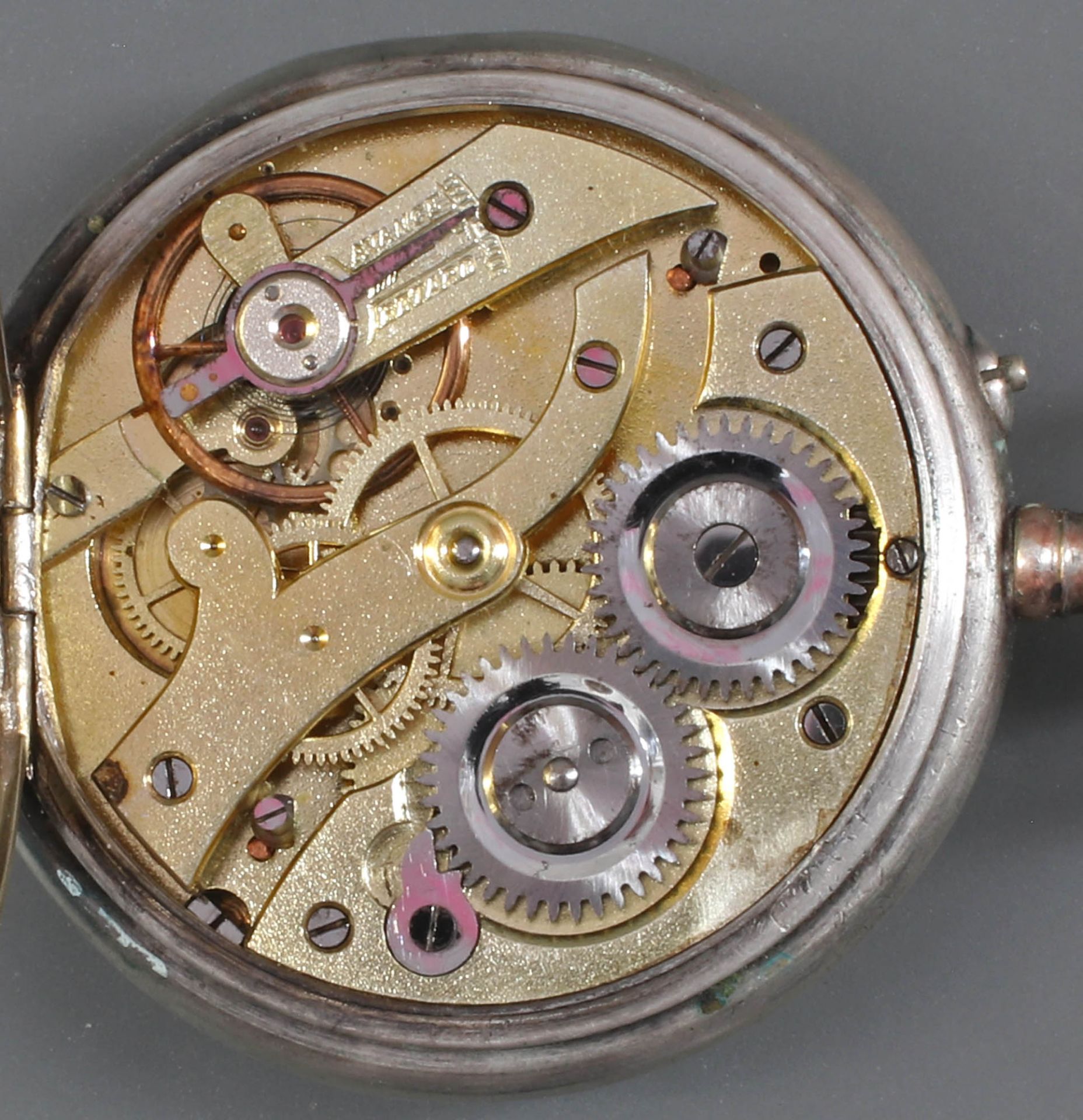 Silberne Herren-Taschenuhr um 1890 - Image 6 of 6