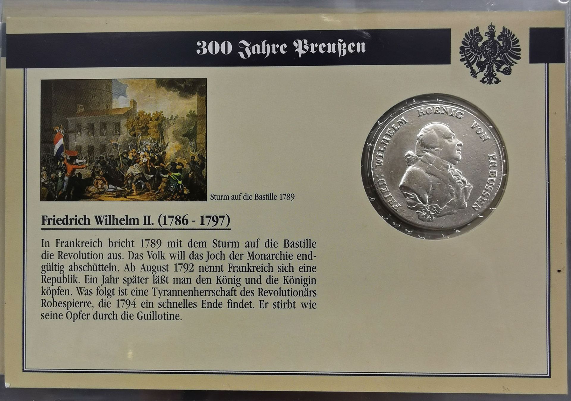 Komplett-Sammlung Münzen "300 Jahre Preussen"  - Bild 7 aus 10