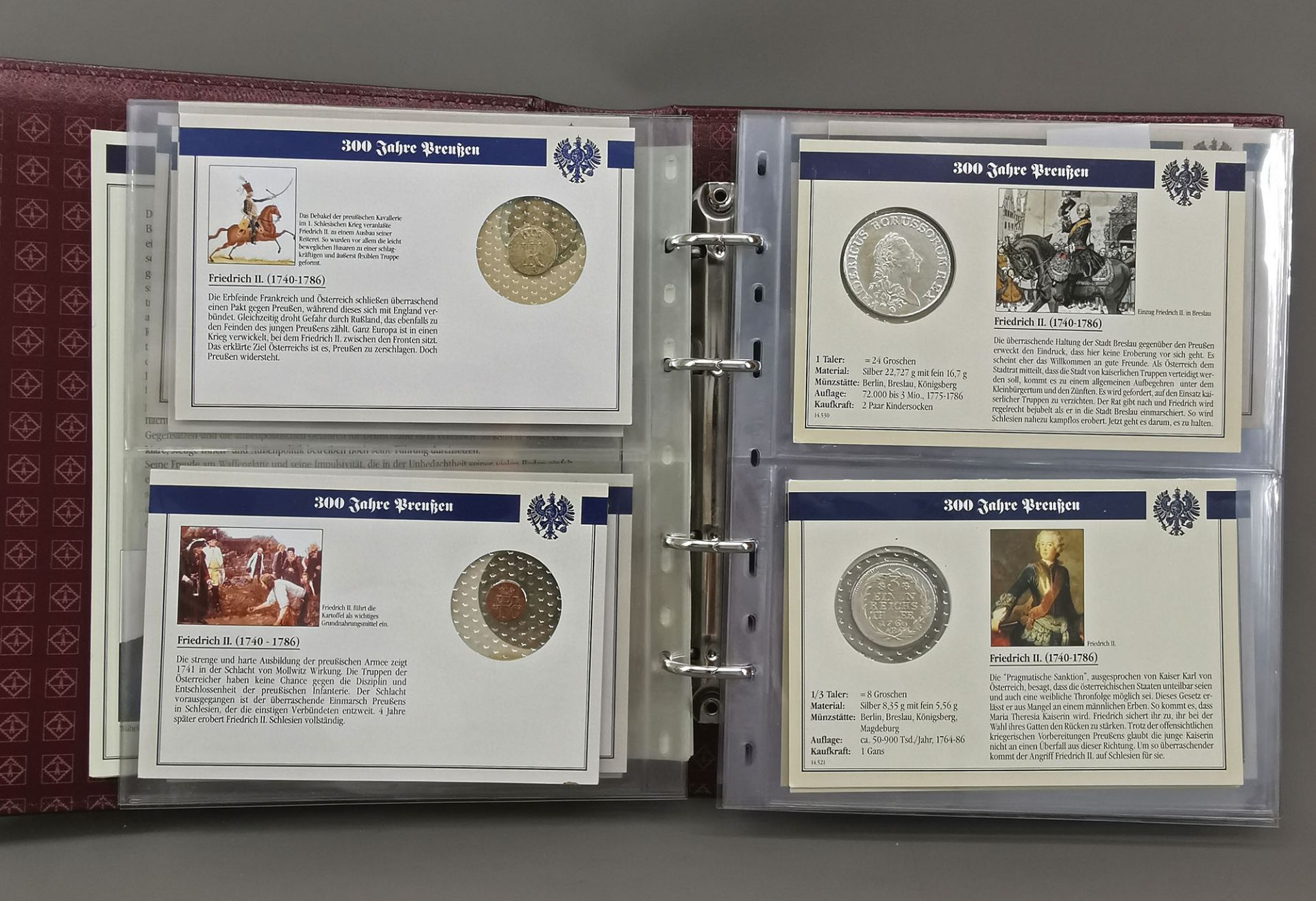 Komplett-Sammlung Münzen "300 Jahre Preussen"  - Bild 3 aus 10