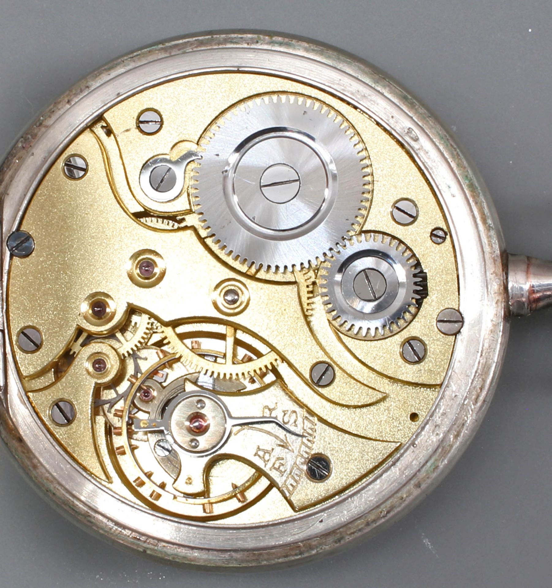 Silberne Herren-Taschenuhr um 1910 - Image 6 of 6