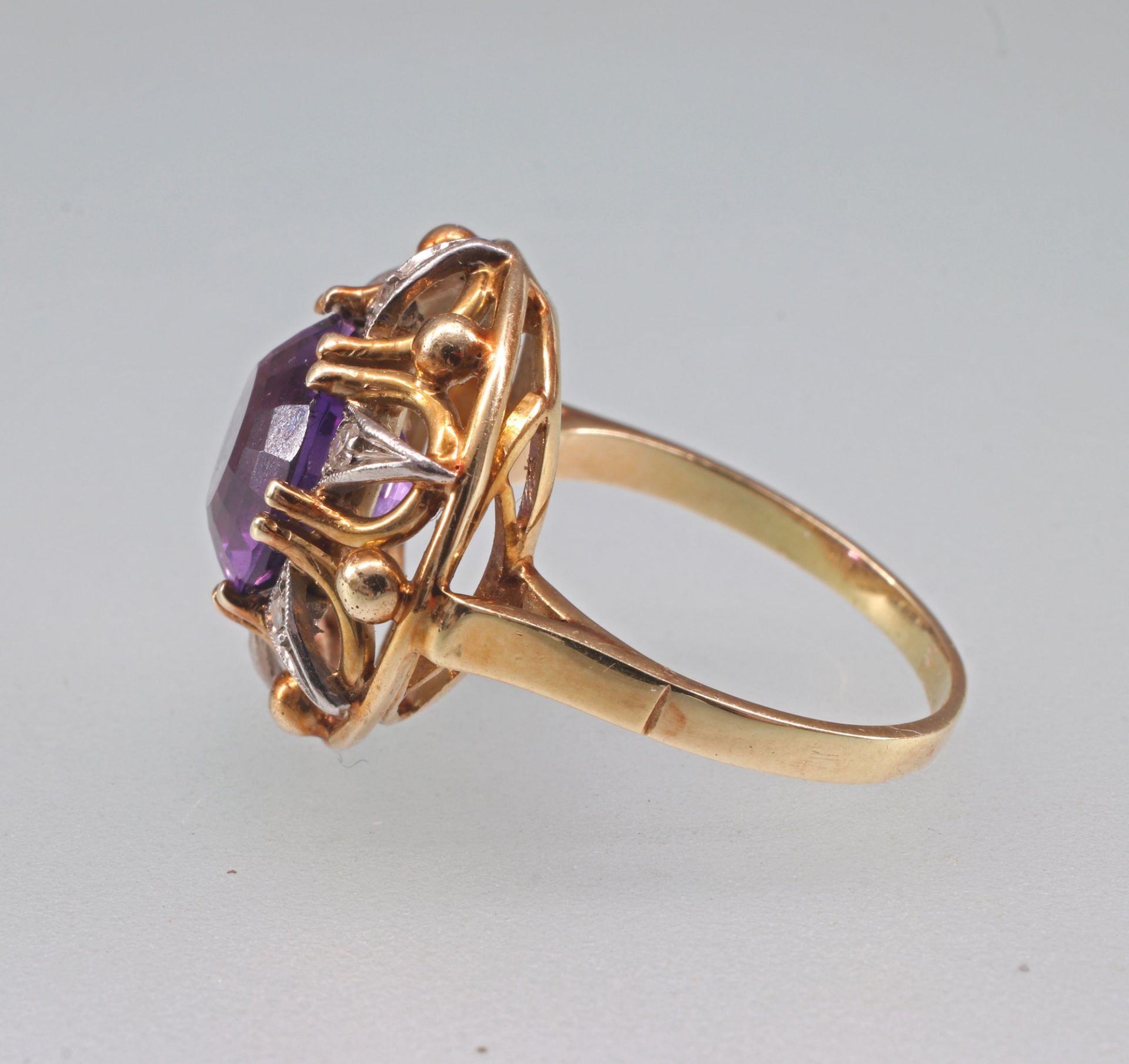 Brillant-Amethyst-Ring - Image 2 of 5