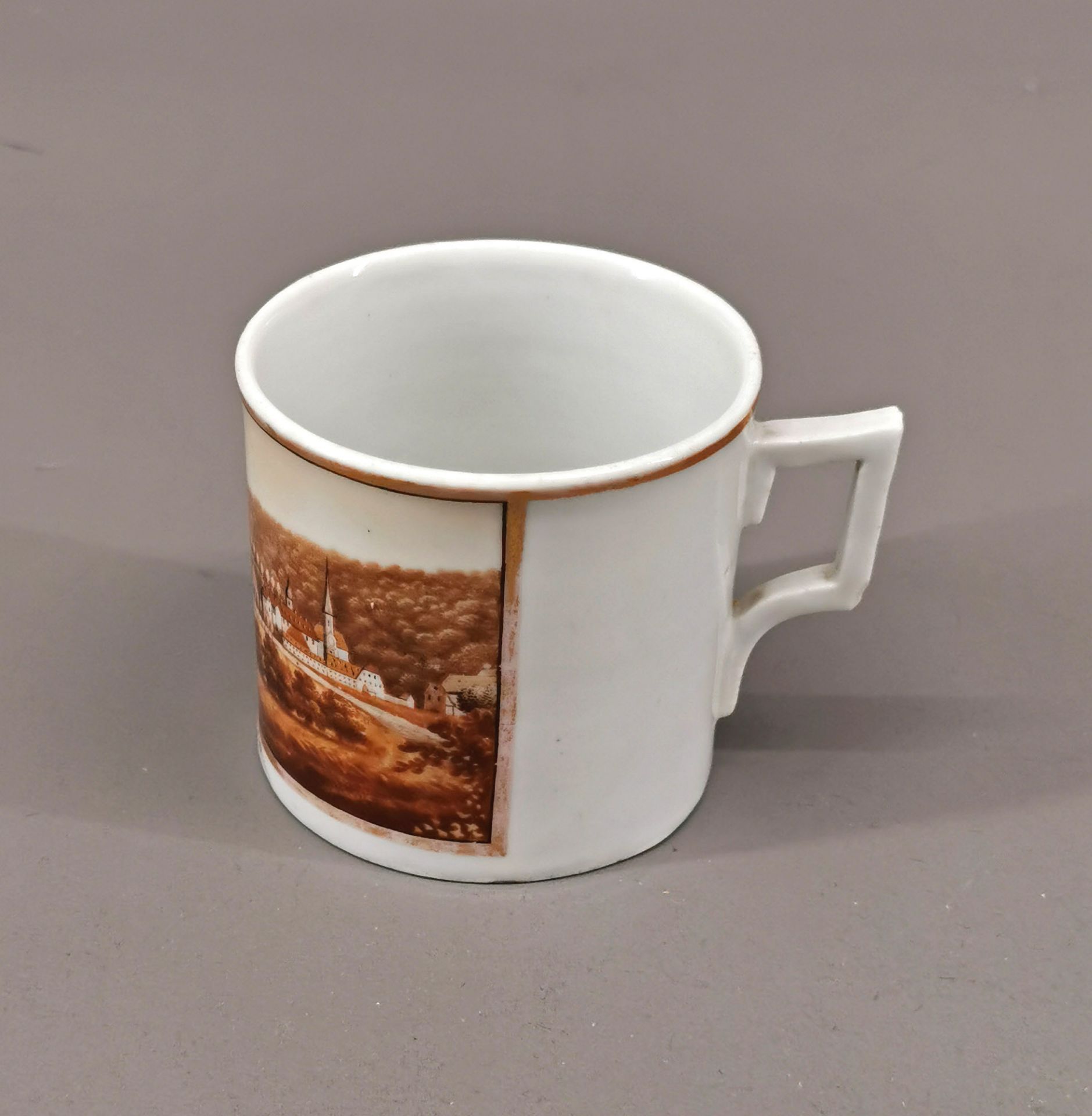 Ansichten Tasse Höchst Schul Pforte