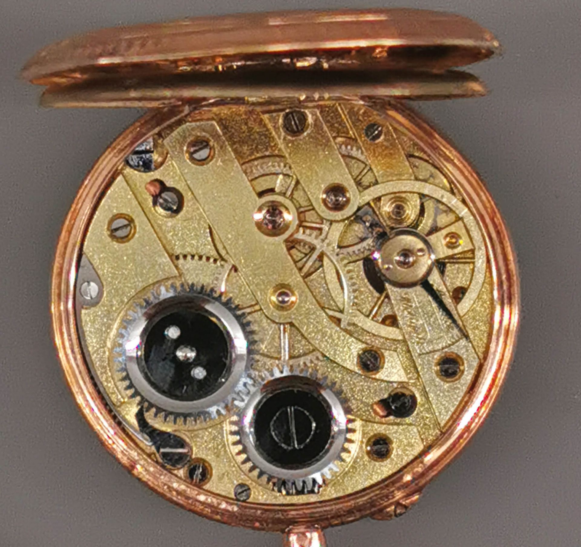 Goldene Damen-Taschenuhr um 1900 - Bild 5 aus 5