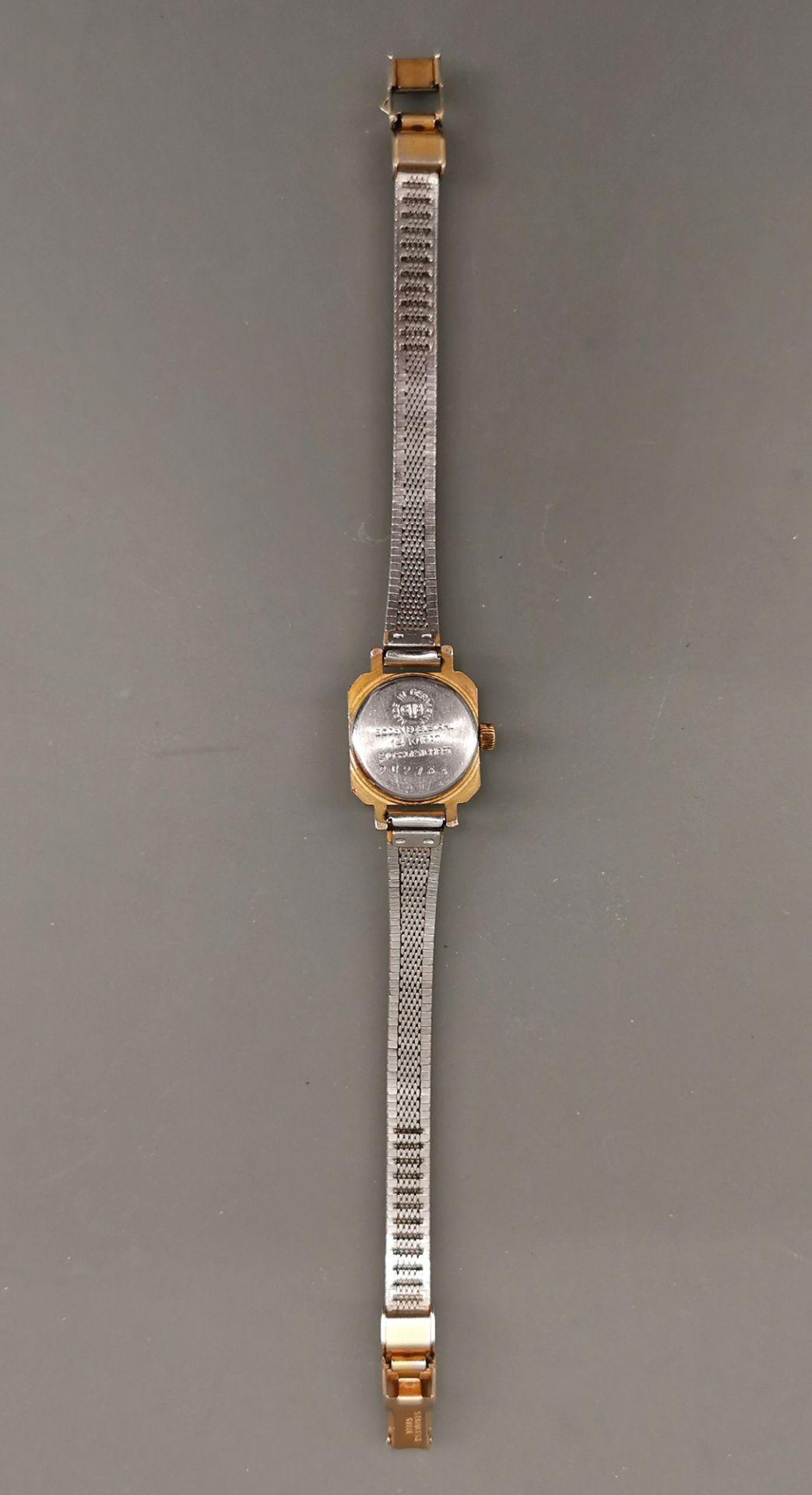 Goldene Damen-Armbanduhr Glashütte - Image 3 of 3