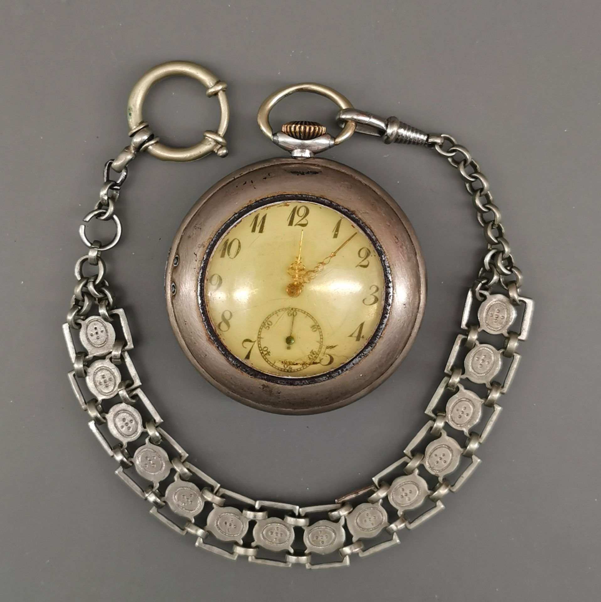 Silberne Herren-Taschenuhr um 1910
