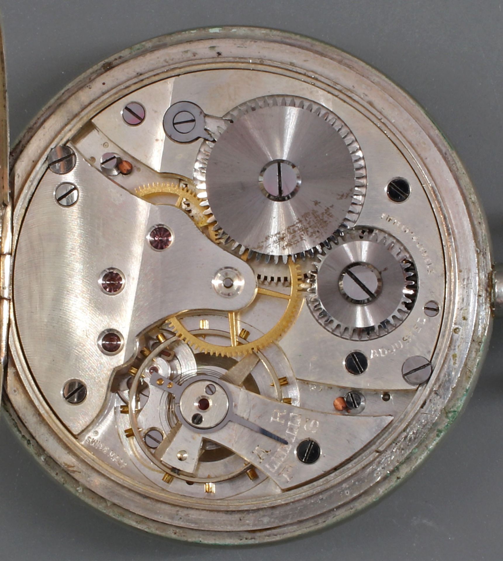 Silberne Herren-Taschenuhr Nidor um 1910 - Image 3 of 3