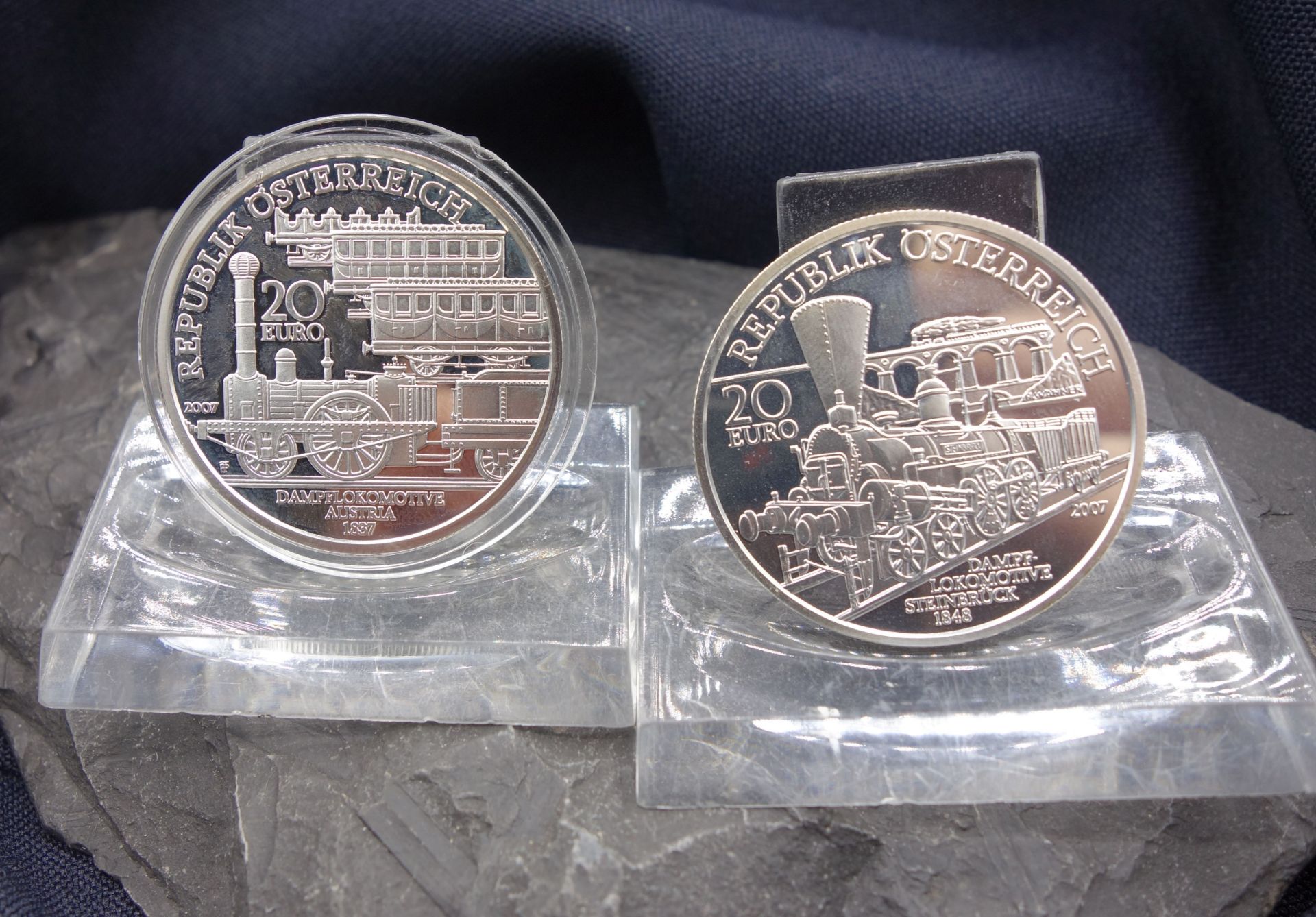 TWO COLLECTORIAL COINS 20 EURO - Image 2 of 3