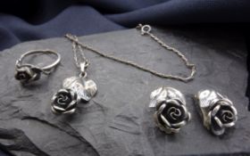 SCHMUCK-SET ROSE