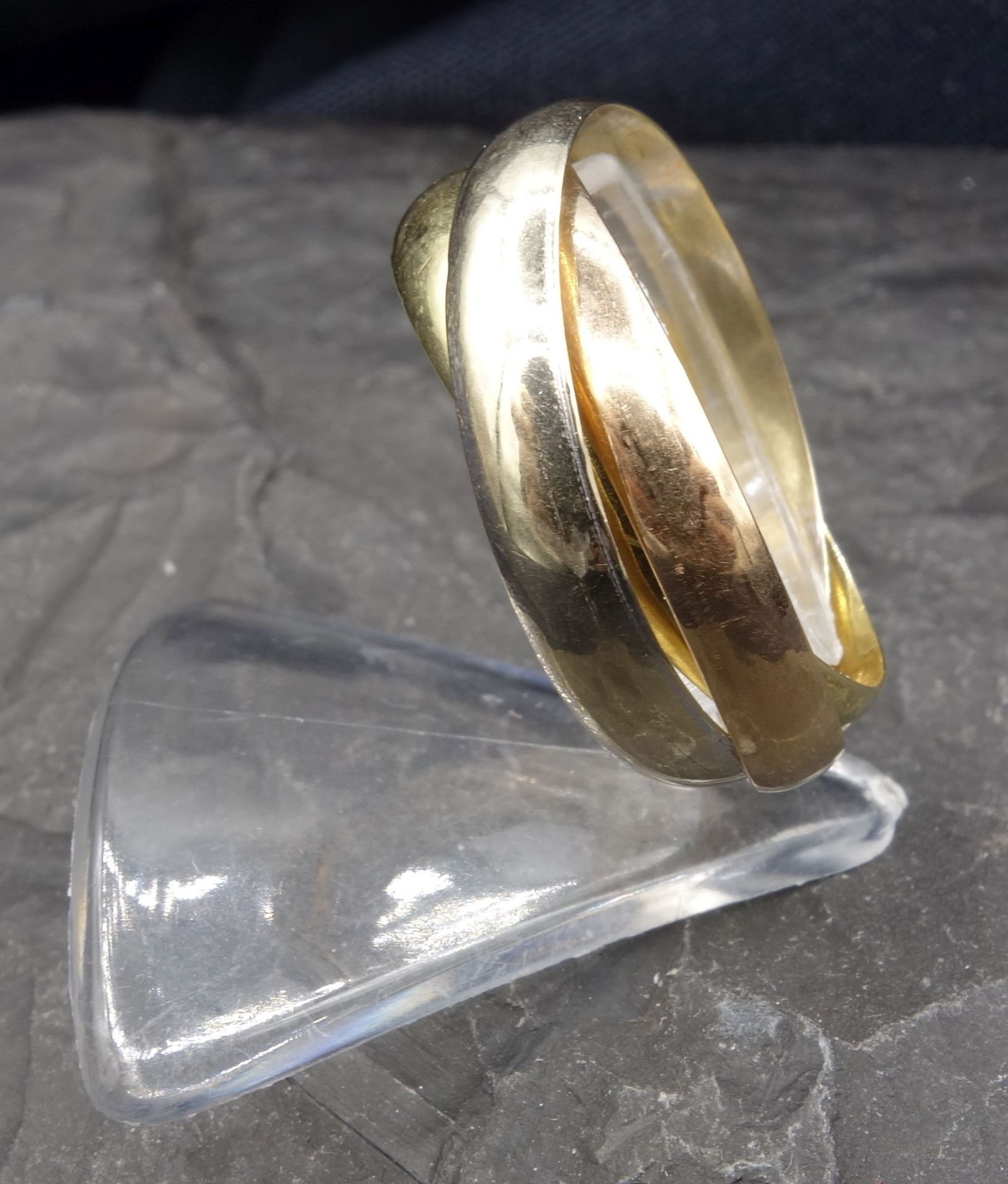 TRICOLOR-RING - 750er Gold - Bild 2 aus 3