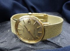 GOLDENE ARMBANDUHR - OMEGA SEAMASTER DE VILLE