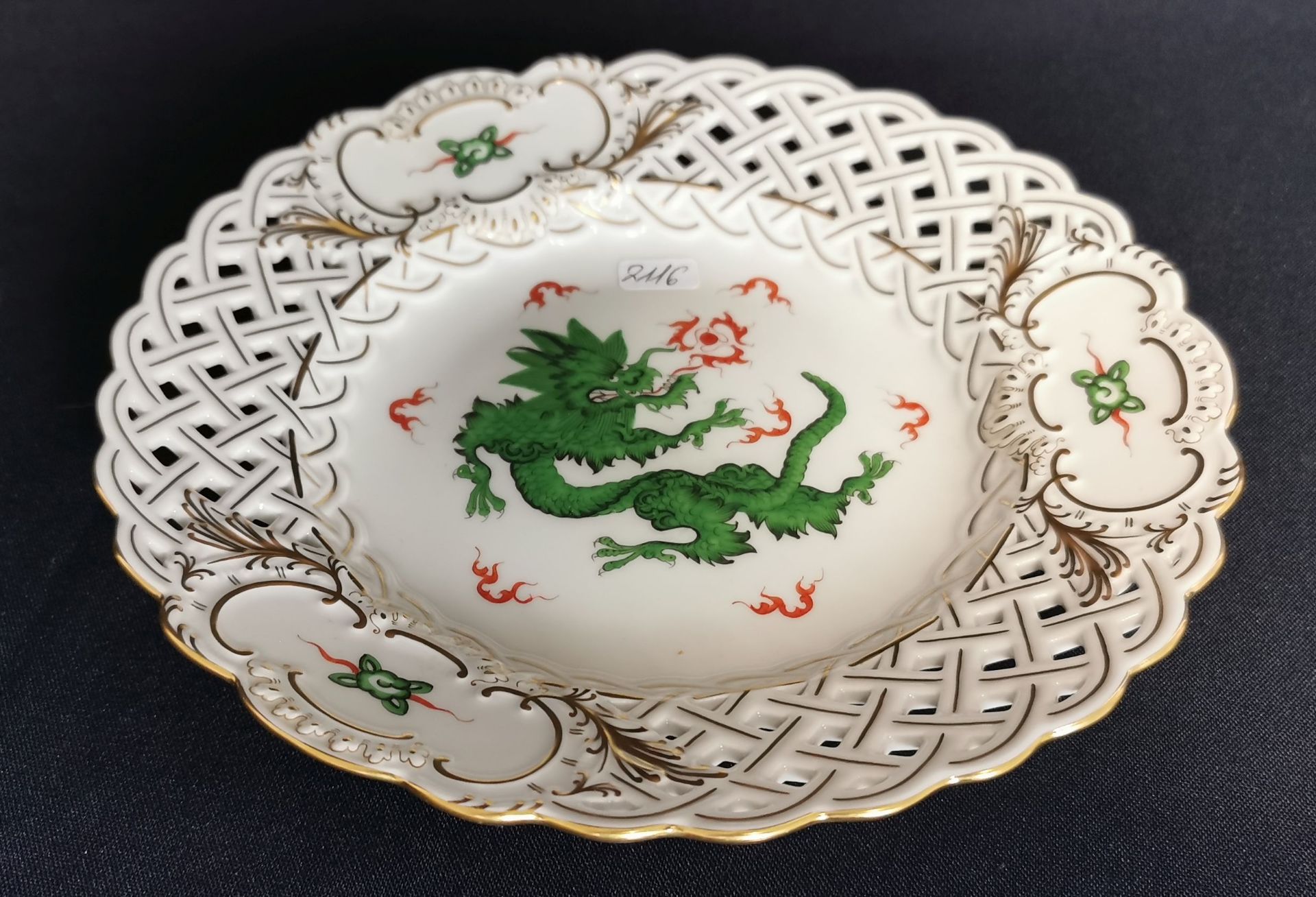 MEISSEN TELLER "MING-DRACHE" - Bild 2 aus 3