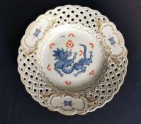 MEISSEN TELLER "MING-DRACHE"